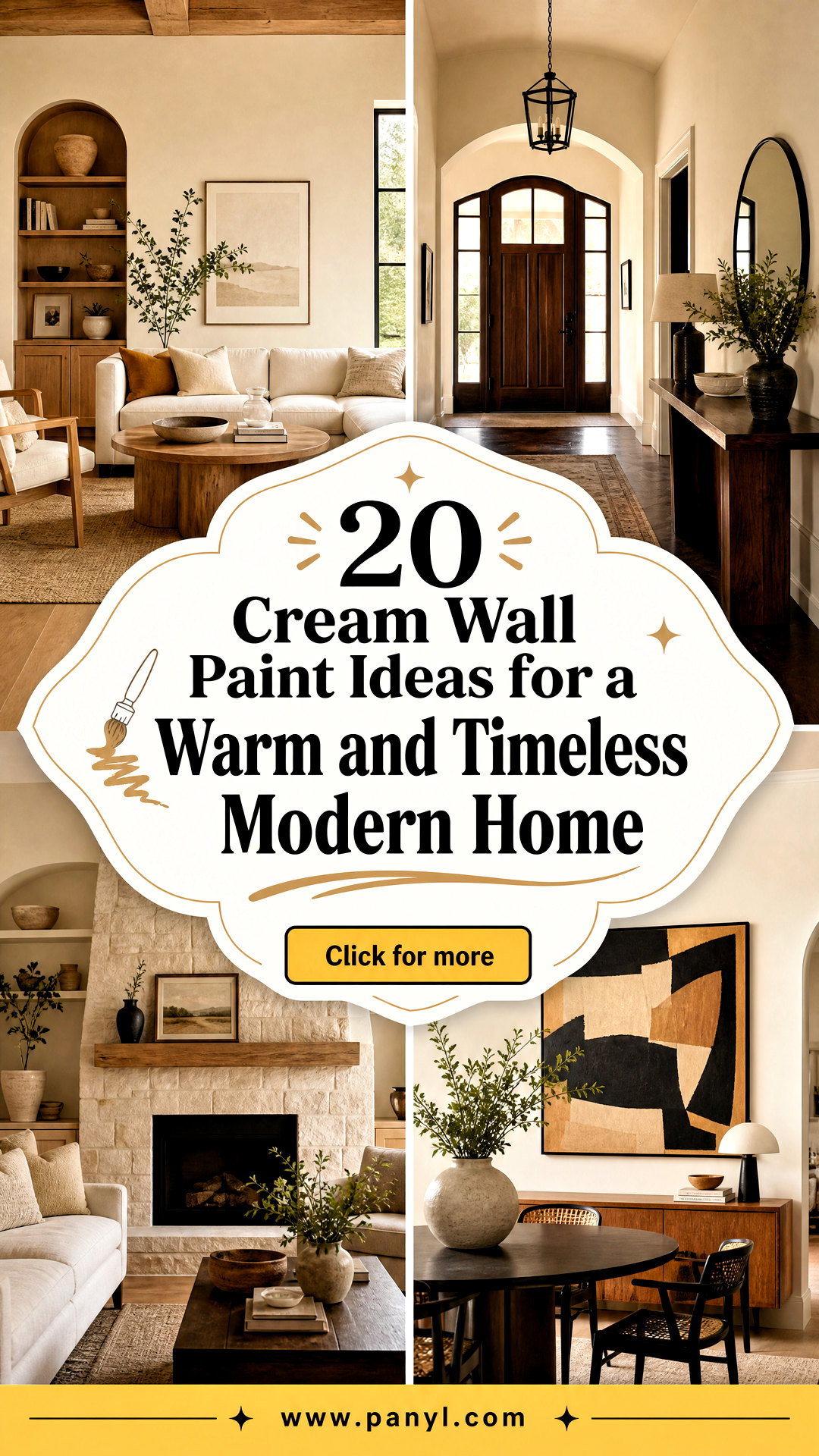 20 Cream Wall Paint Ideas for a Warm and Timeless Modern Home - 20 Cream Wall Paint Ideas for a Warm and Timeless Modern Home