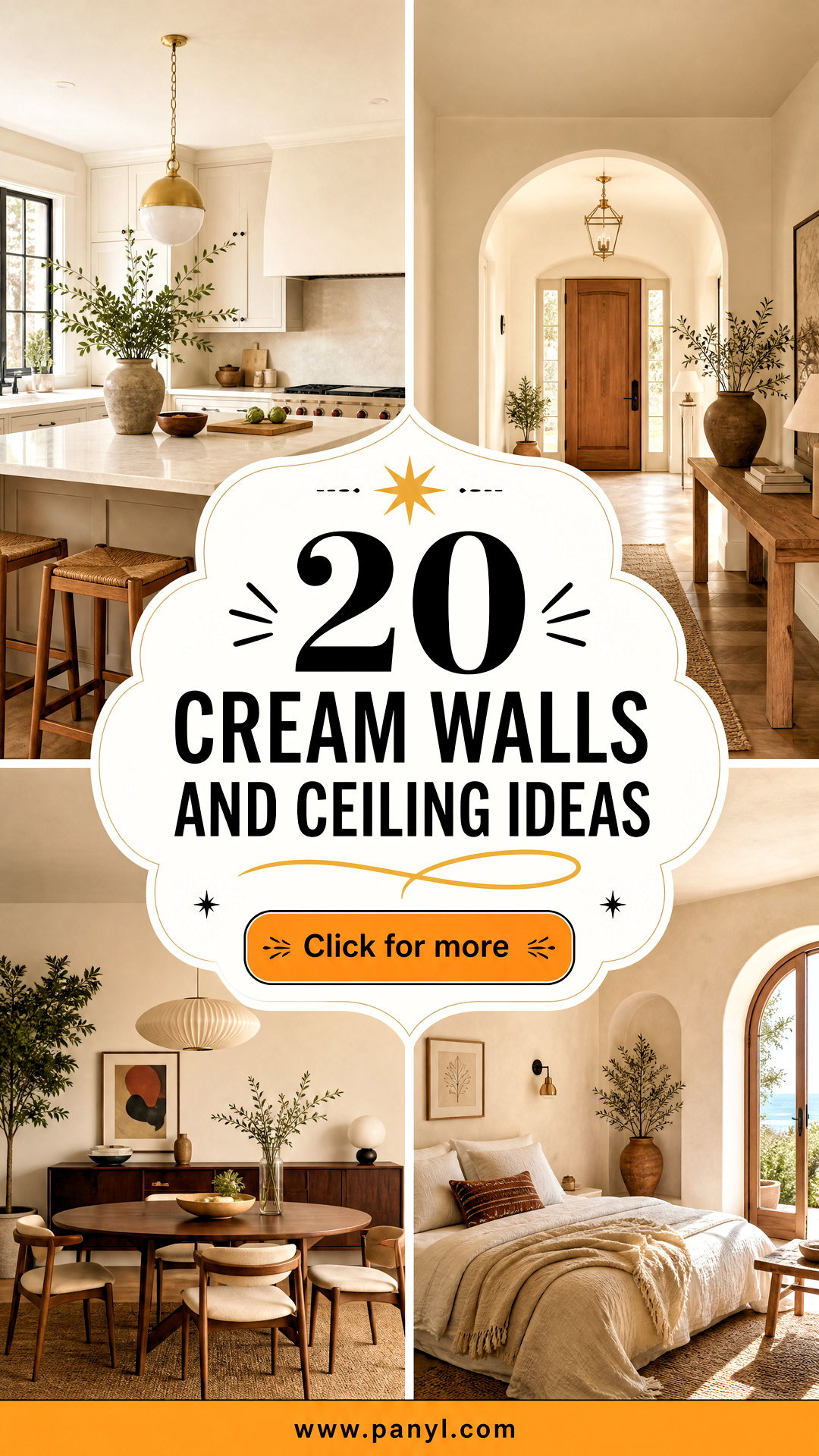 20 Cream Walls and Ceiling Ideas for a Seamless Cozy Look - 20 Cream Walls and Ceiling Ideas for a Seamless, Cozy Look