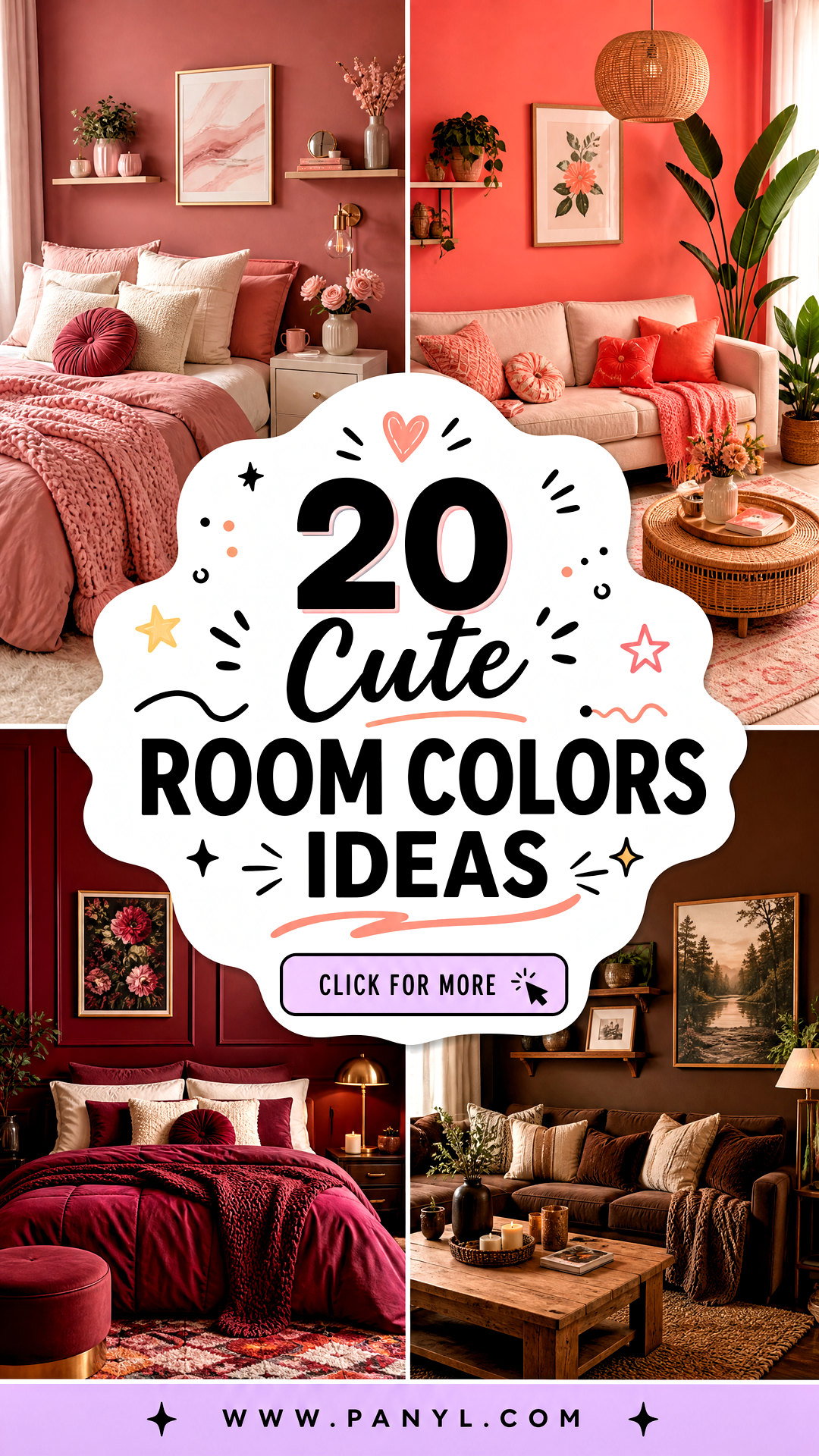 20 Cute Room Colors to Create a Cheerful Cozy Dream Retreat - 20 Cute Room Colors to Create a Cheerful, Cozy Dream Retreat