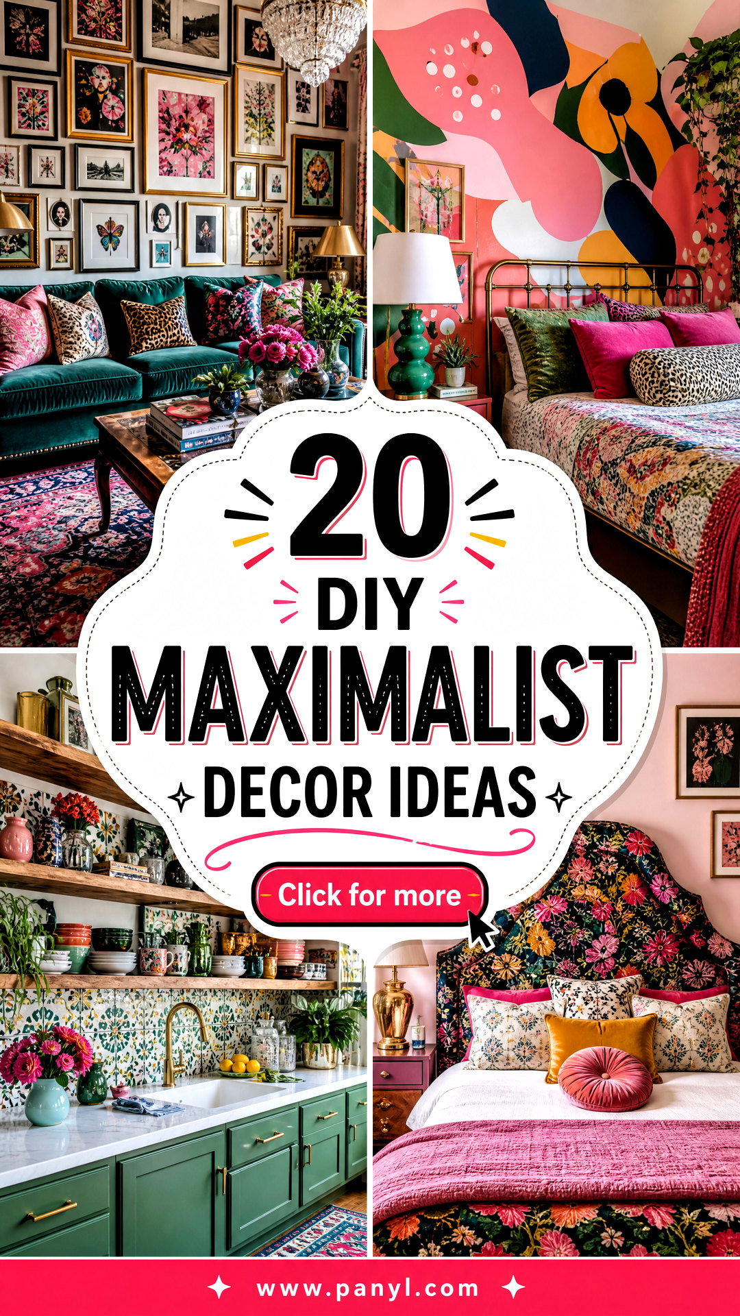 20 DIY Maximalist Decor Ideas for a Bold Joyful Modern Home - 20 DIY Maximalist Decor Ideas for a Bold, Joyful Modern Home