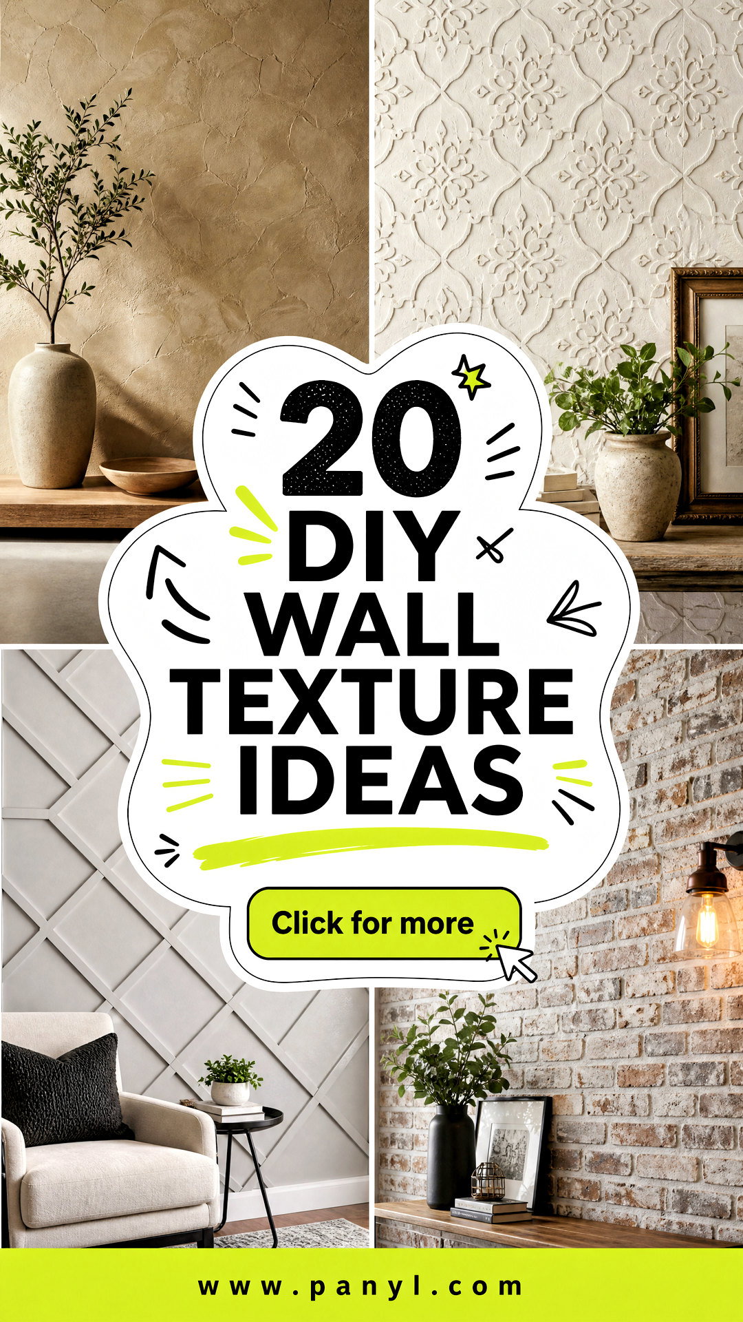 20 DIY Wall Texture Ideas for a Stylish High-End Finish - 20 DIY Wall Texture Ideas for a Stylish, High-End Finish