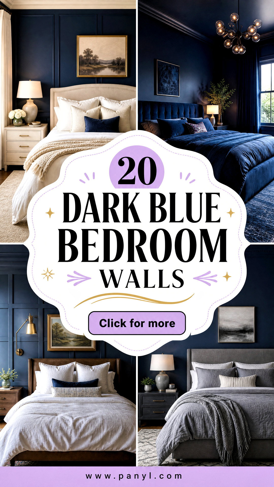 20 Dark Blue Bedroom Walls for a Cozy Sophisticated Retreat - 20 Dark Blue Bedroom Walls for a Cozy, Sophisticated Retreat