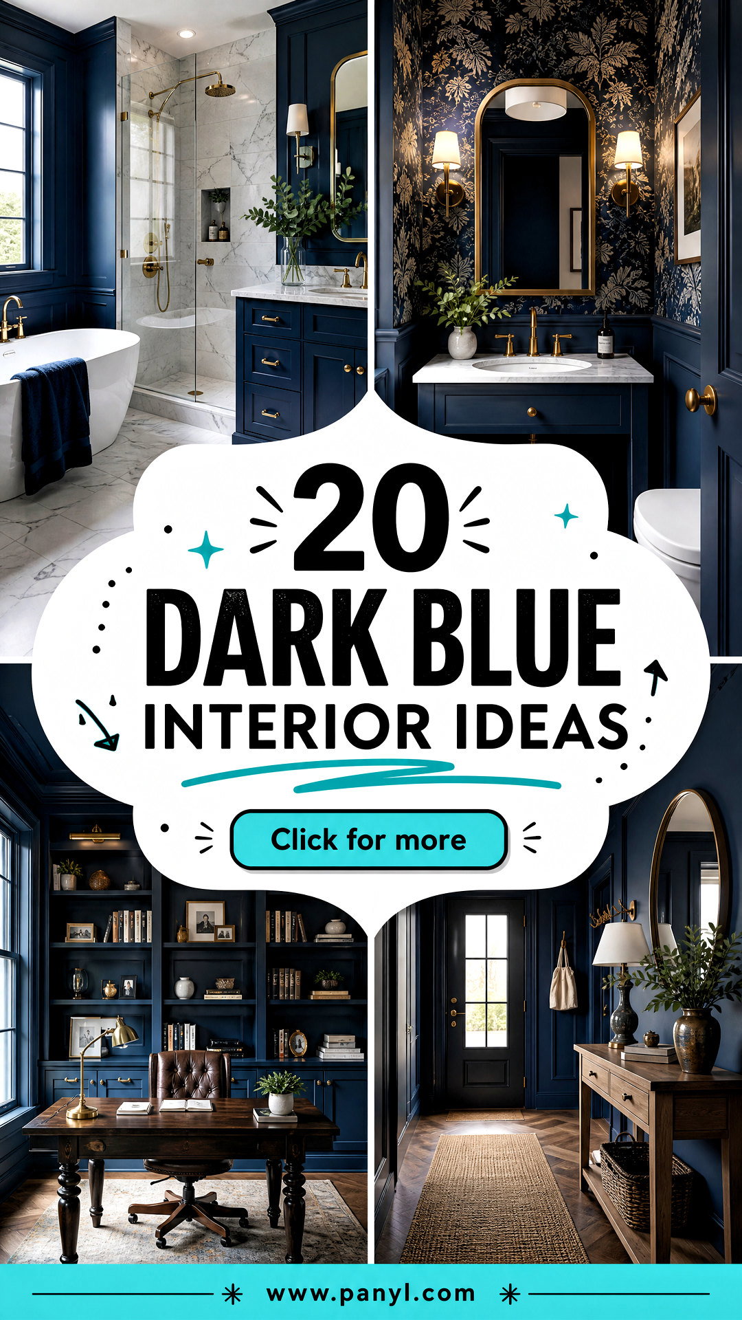 20 Dark Blue Interior Ideas for Bold Sophisticated Spaces - 20 Dark Blue Interior Ideas for Bold, Sophisticated Spaces