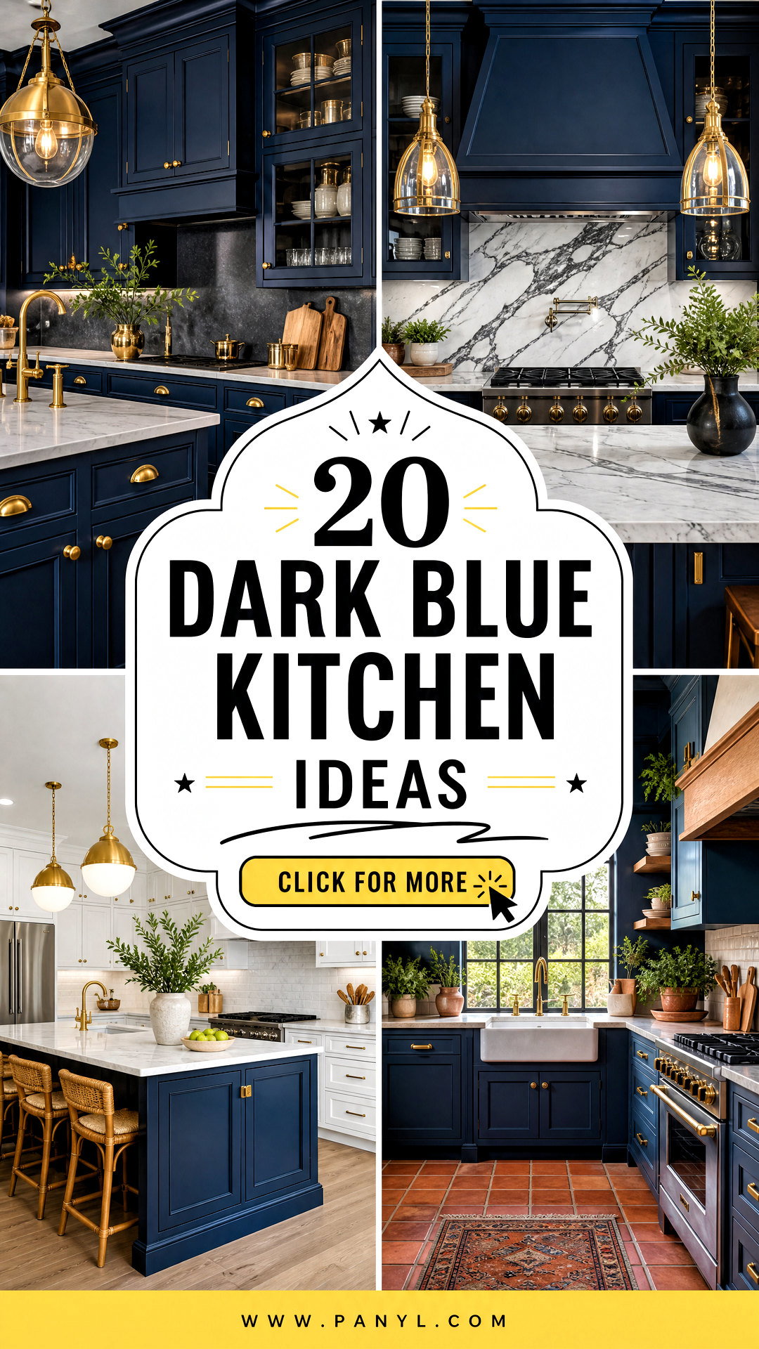 20 Dark Blue Kitchen Ideas for a Bold Sophisticated Home - 20 Dark Blue Kitchen Ideas for a Bold, Sophisticated Home