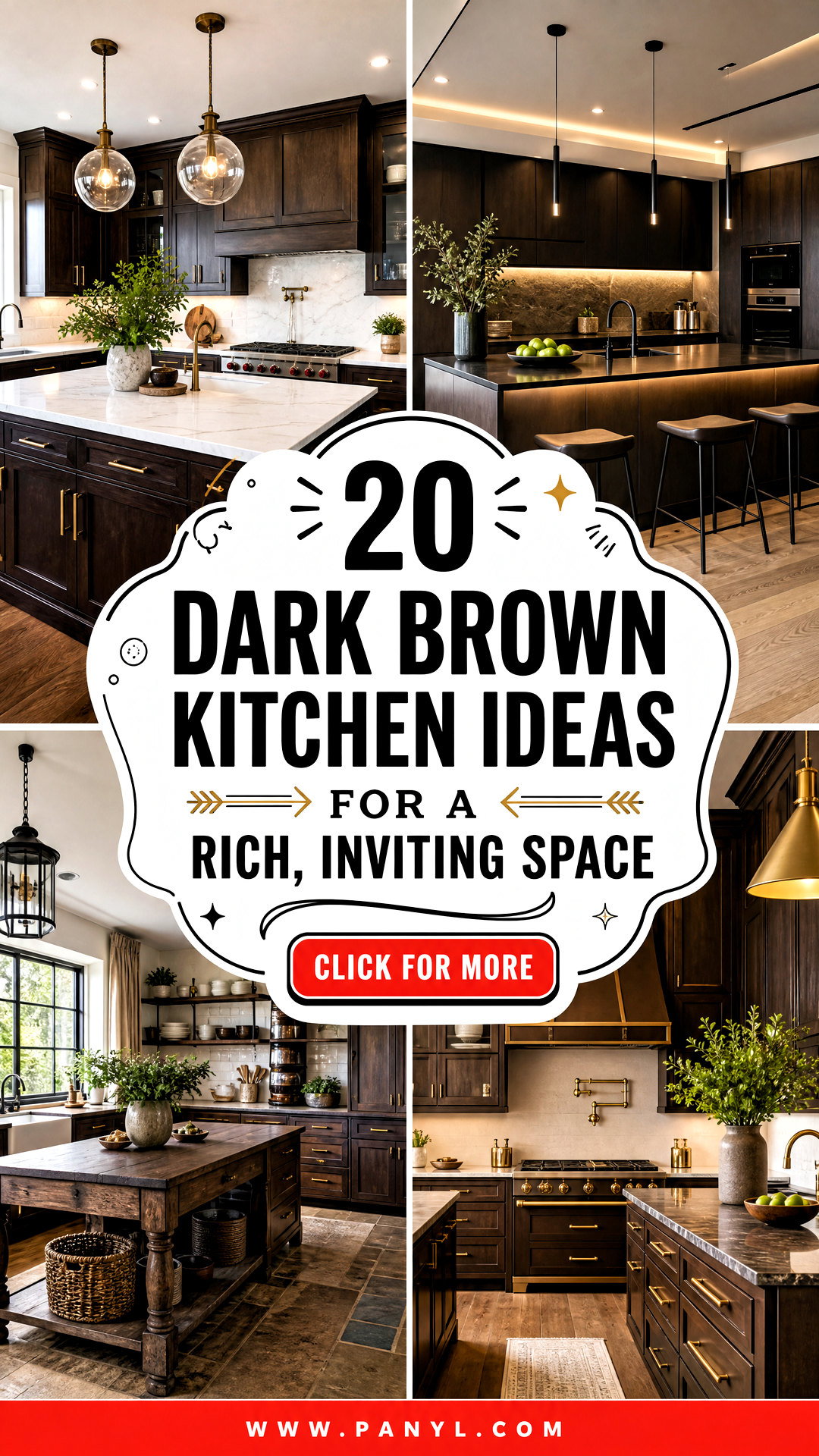 20 Dark Brown Kitchen Ideas for a Rich Inviting Space - 20 Dark Brown Kitchen Ideas for a Rich, Inviting Space