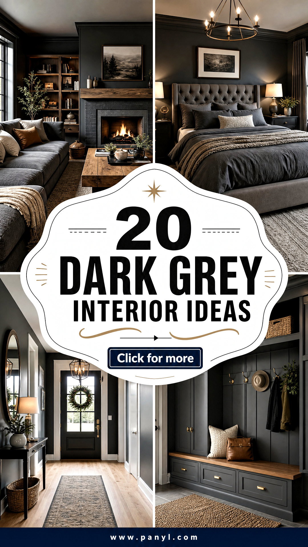 20 Dark Grey Interior Ideas for a Bold and Timeless Home - 20 Dark Grey Interior Ideas for a Bold and Timeless Home