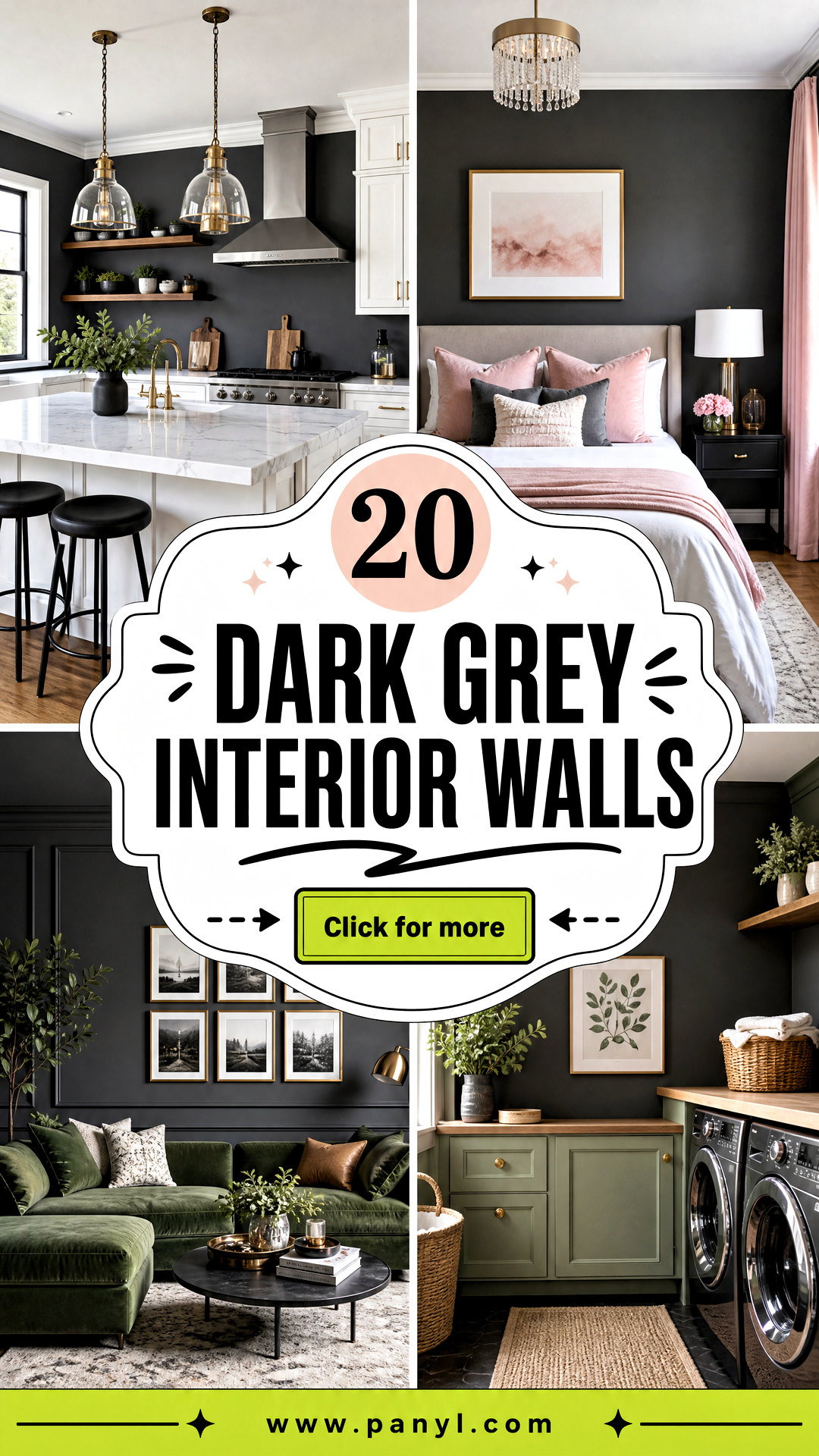 20 Dark Grey Interior Walls for a Bold Refined Home - 20 Dark Grey Interior Walls for a Bold, Refined Home