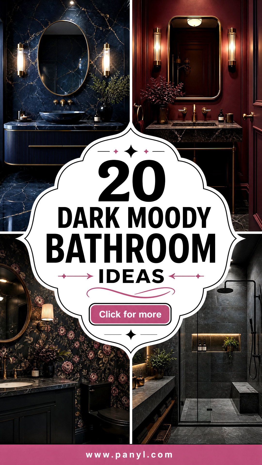 20 Dark Moody Bathroom Ideas for a Dramatic Spa Escape - 20 Dark Moody Bathroom Ideas for a Dramatic Spa Escape
