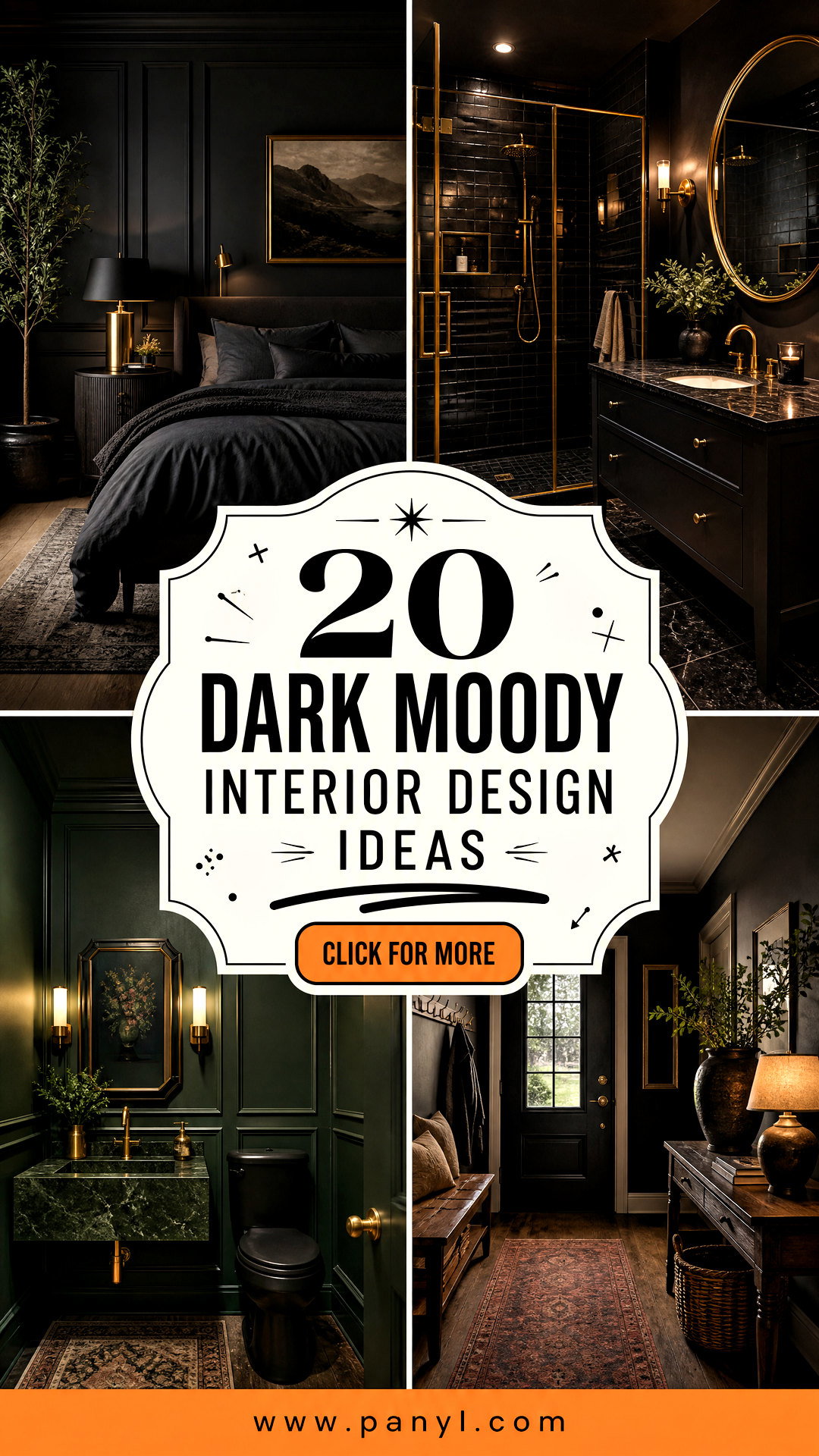 20 Dark Moody Interior Design Ideas for Bold Cozy Homes - 20 Dark Moody Interior Design Ideas for Bold, Cozy Homes