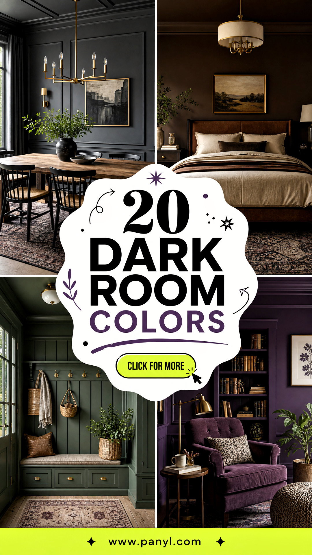 20 Dark Room Colors for a Cozy Designer-Worthy Modern Home - 20 Dark Room Colors for a Cozy, Designer-Worthy Modern Home