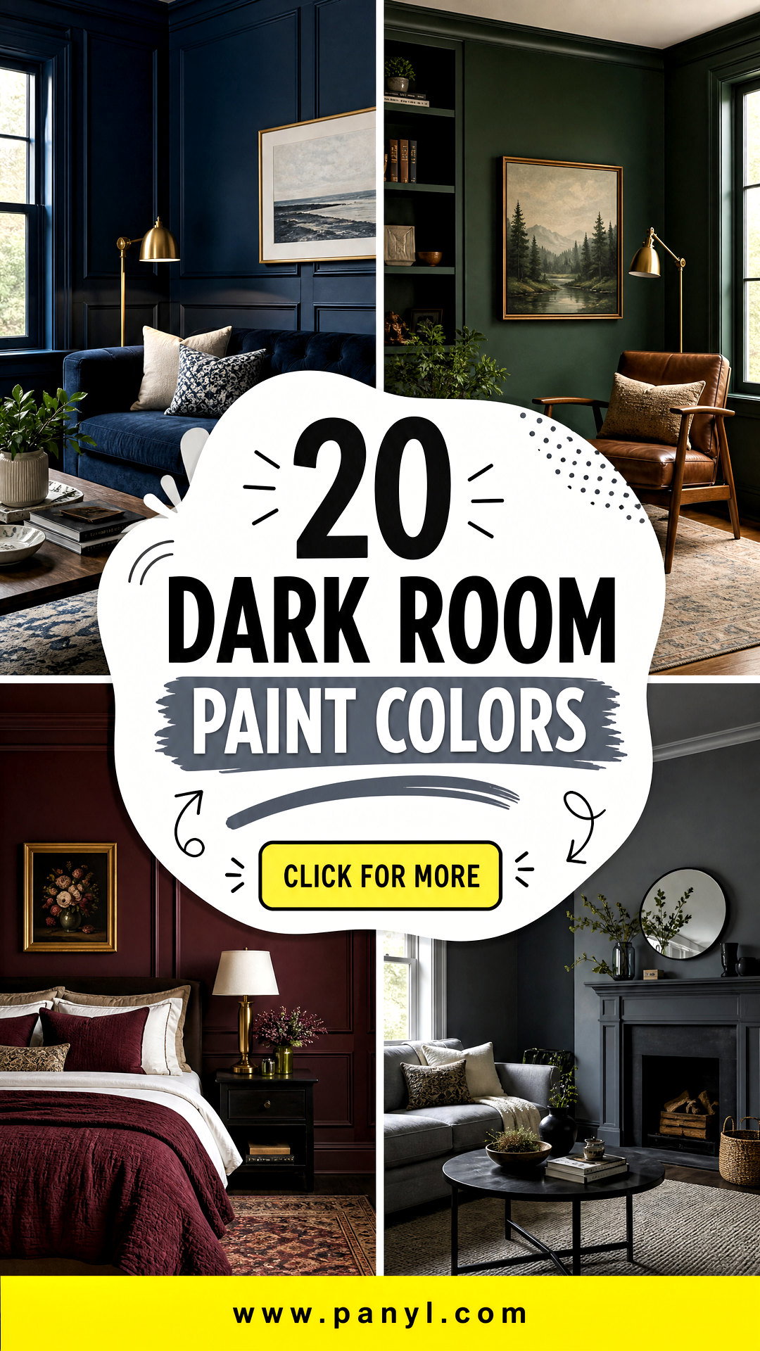 20 Dark Room Paint Colors for Cozy Sophisticated Spaces - 20 Dark Room Paint Colors for Cozy, Sophisticated Spaces