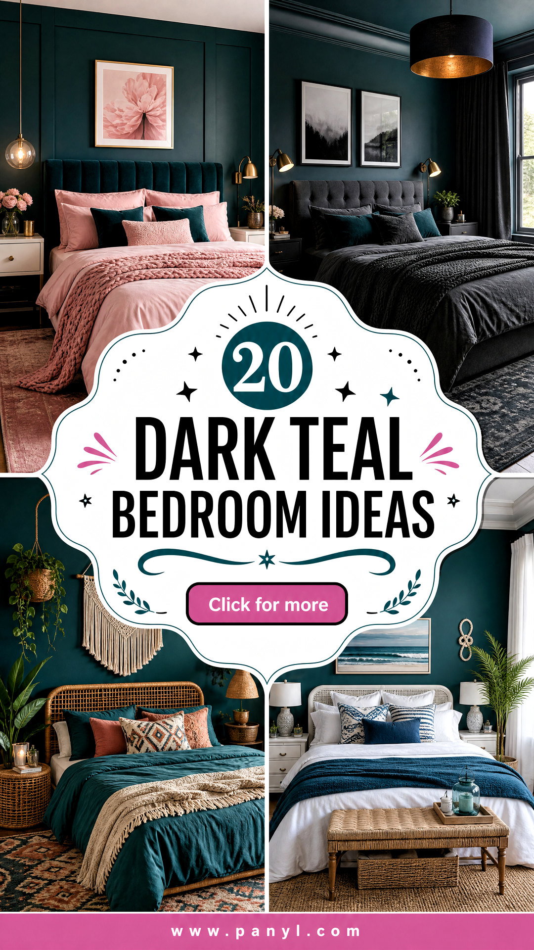 20 Dark Teal Bedroom Ideas for a Seriously Cozy Retreat - 20 Dark Teal Bedroom Ideas for a Seriously Cozy Retreat