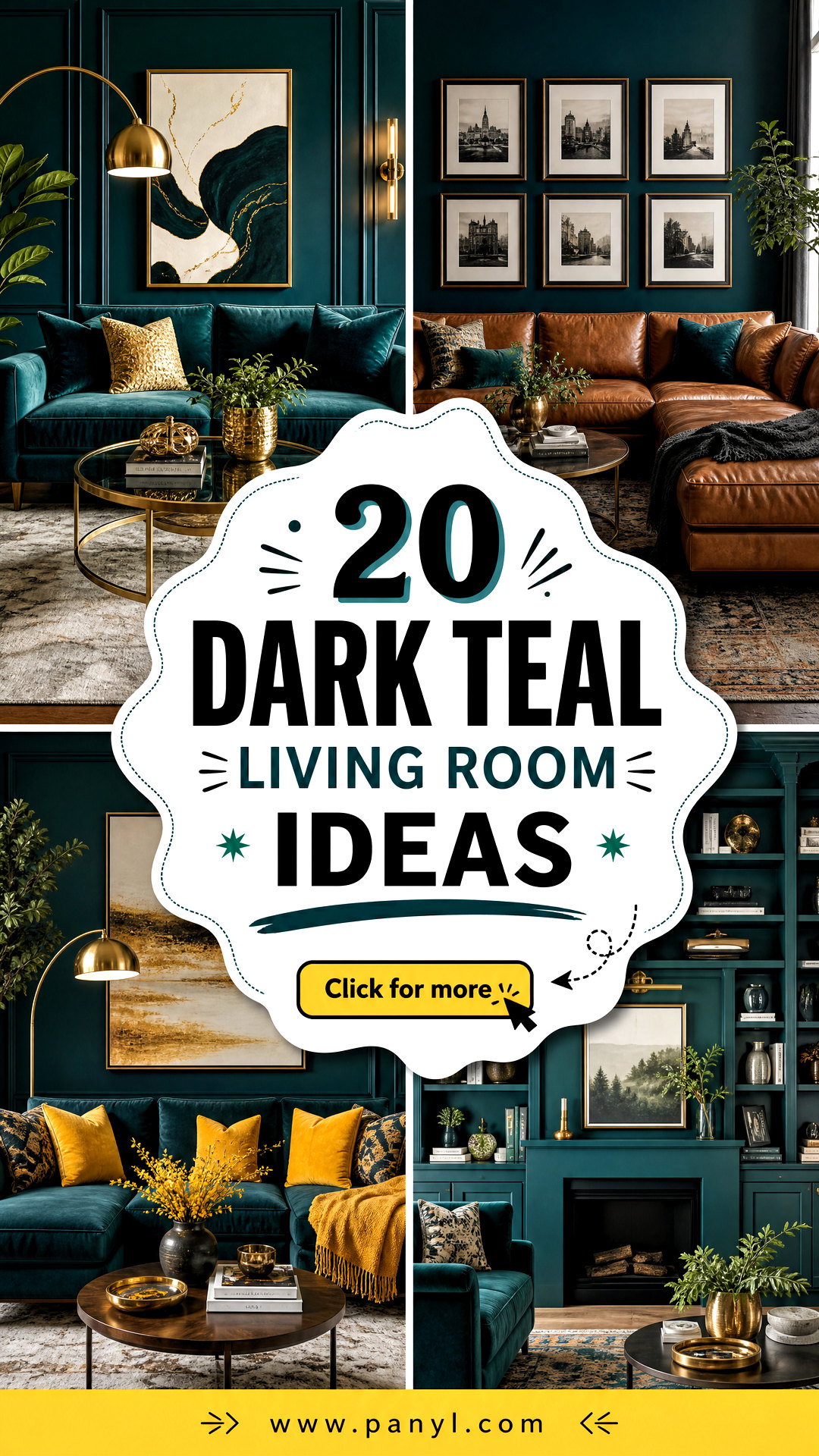 20 Dark Teal Living Room Ideas for a Chic Cozy Space - 20 Dark Teal Living Room Ideas for a Chic, Cozy Space