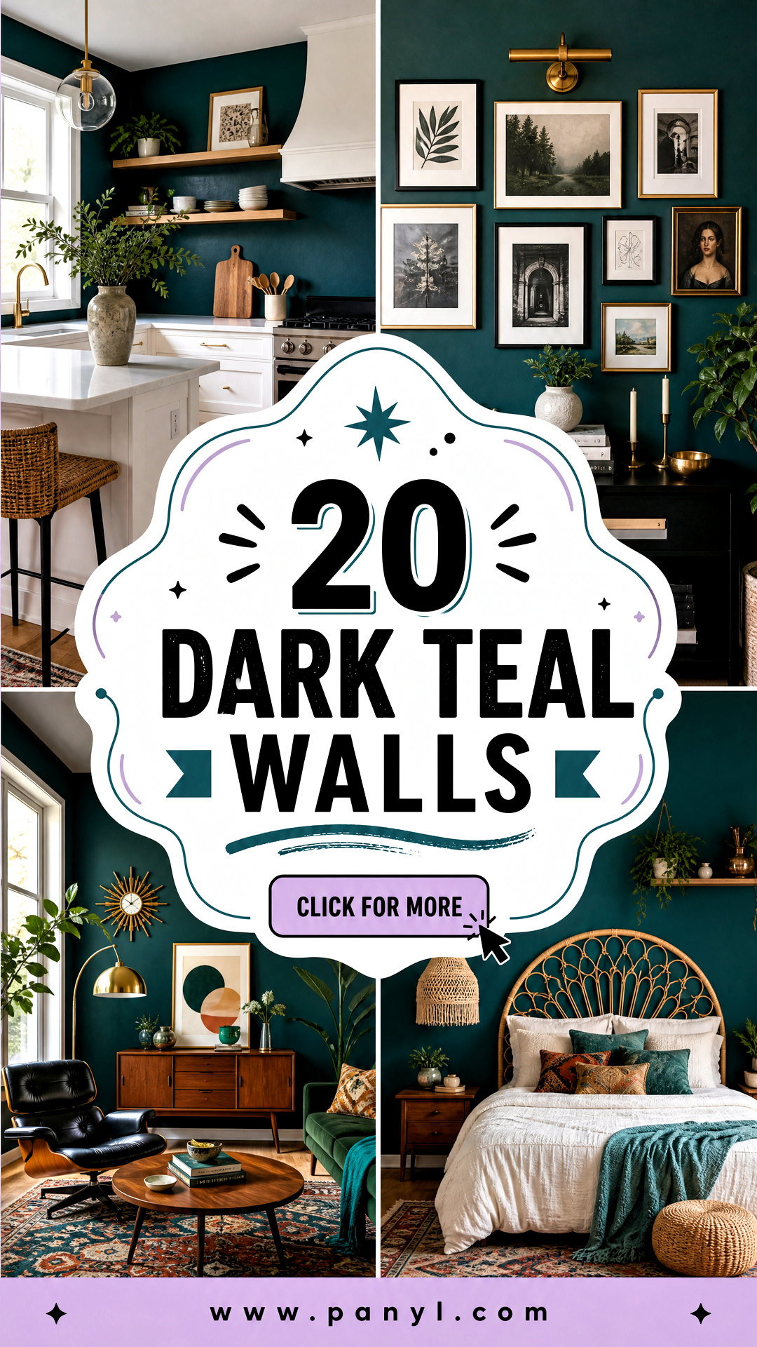 20 Dark Teal Walls That Create a Cozy Designer-Led Look - 20 Dark Teal Walls That Create a Cozy, Designer-Led Look