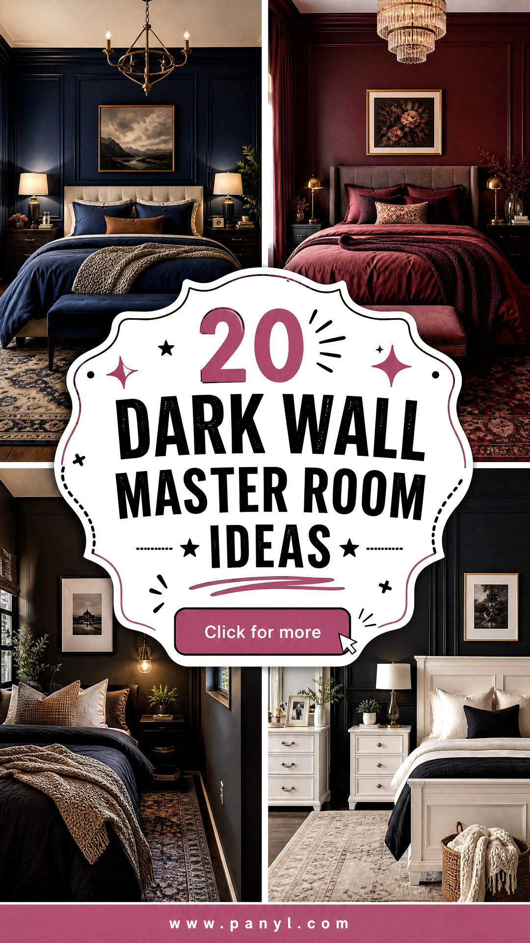 20 Dark Wall Master Room Ideas for a Cozy Luxe Retreat - 20 Dark Wall Master Room Ideas for a Cozy, Luxe Retreat