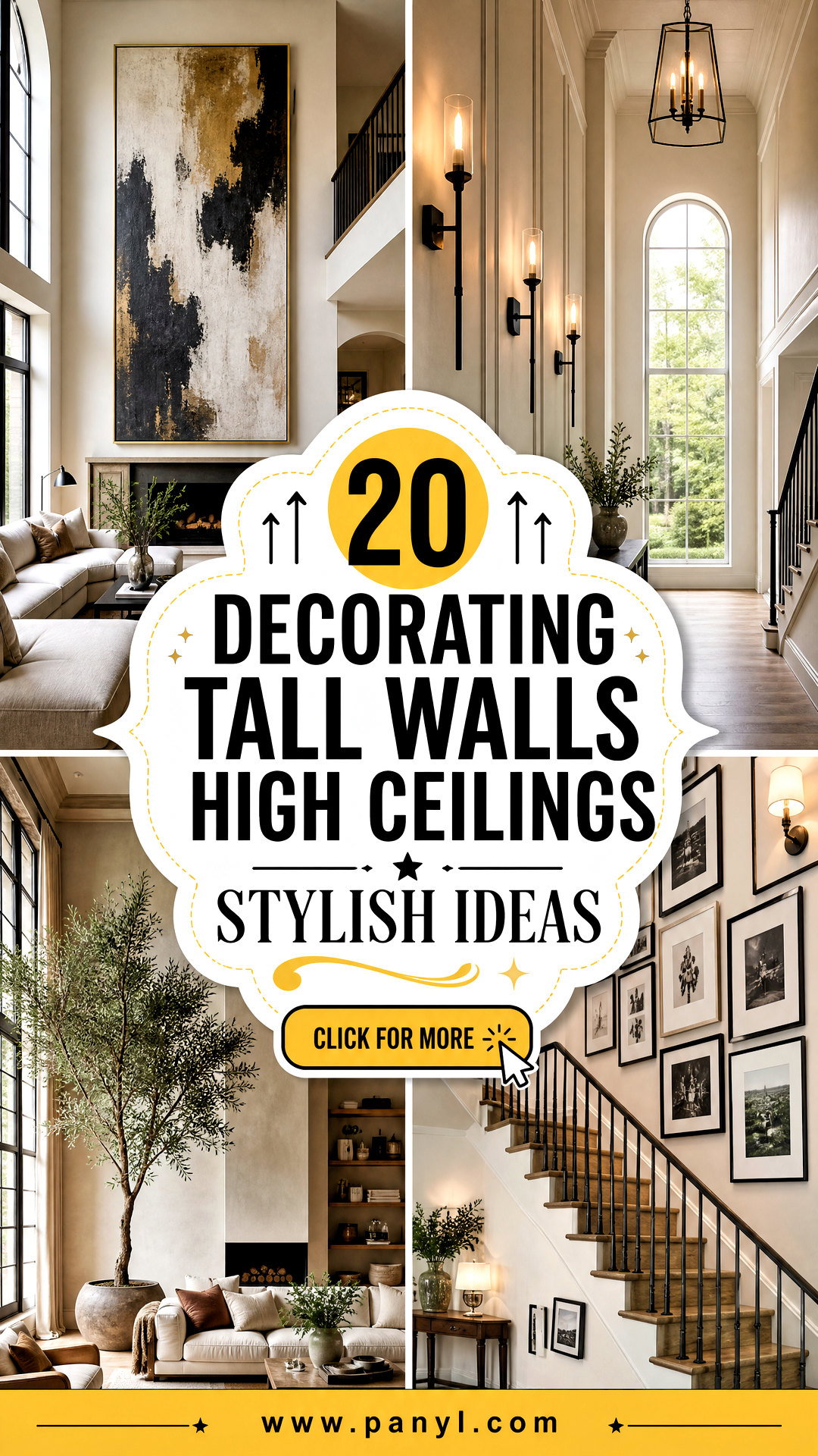 20 Decorating Tall Walls High Ceilings Stylish Ideas That Wow - 20 Decorating Tall Walls High Ceilings Stylish Ideas That Wow