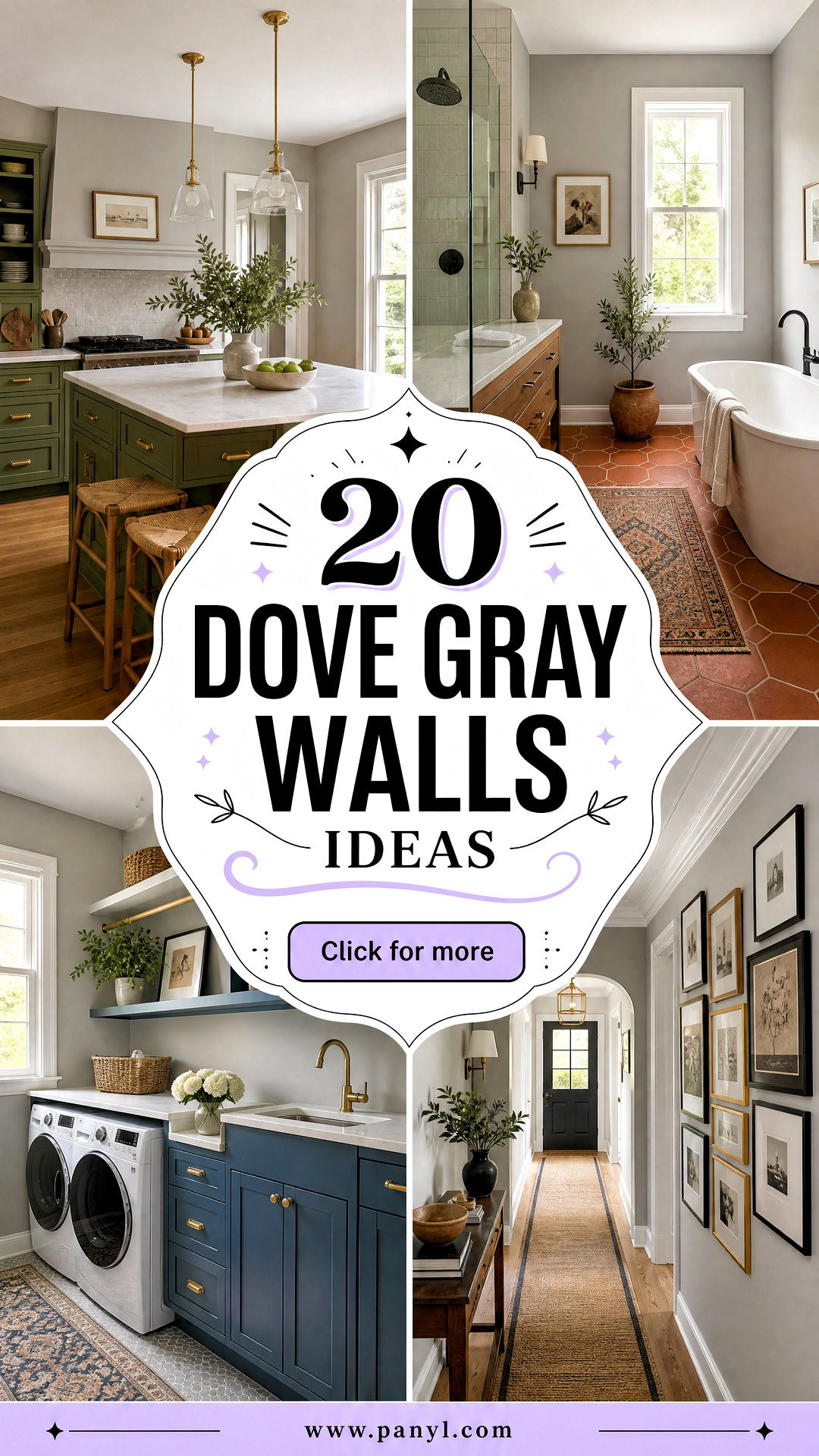 20 Dove Gray Walls Ideas for Truly Calm Sophisticated Rooms - 20 Dove Gray Walls Ideas for Truly Calm, Sophisticated Rooms