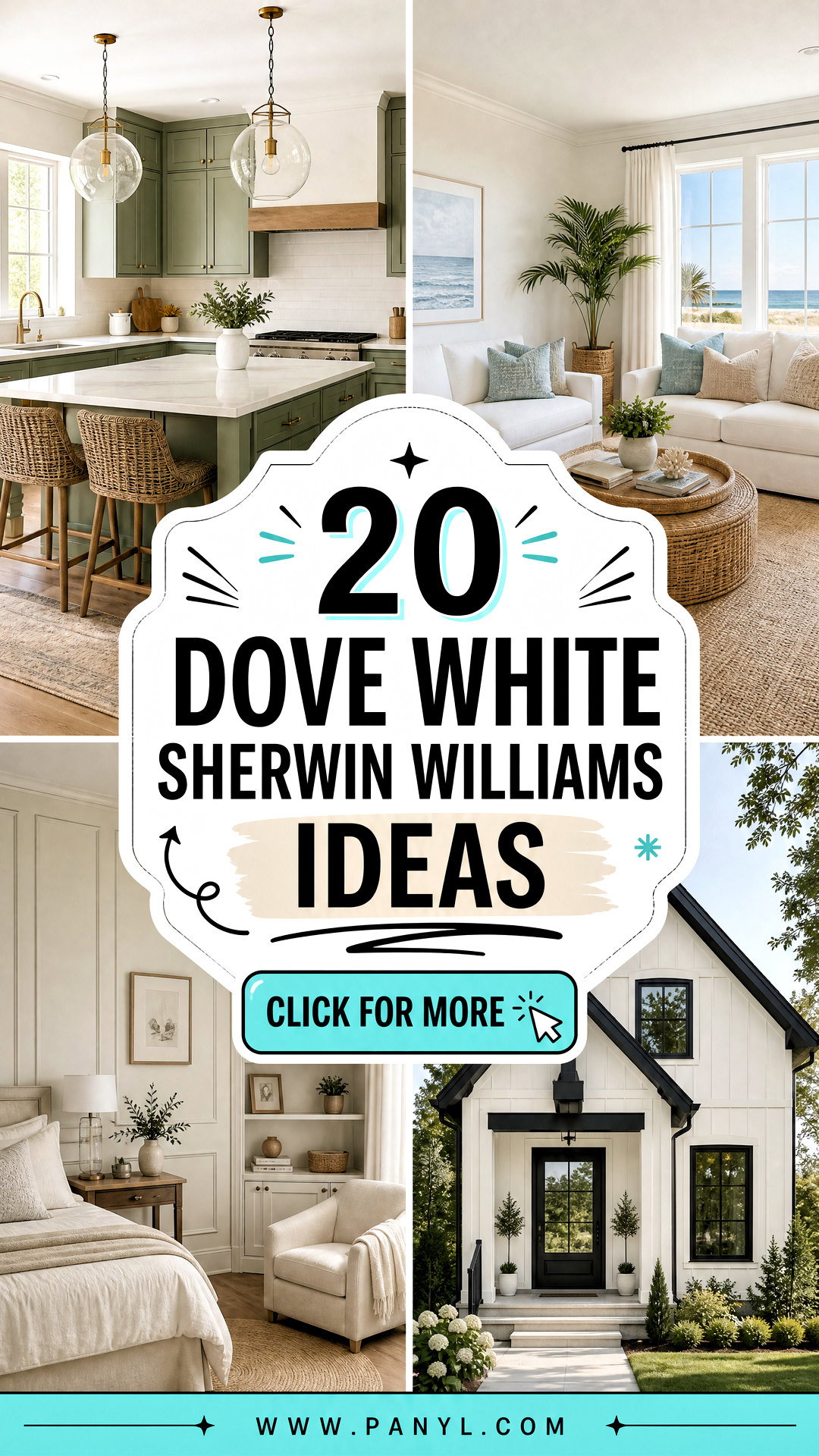 20 Dove White Sherwin Williams Ideas for Airy Modern Rooms - 20 Dove White Sherwin Williams Ideas for Airy Modern Rooms