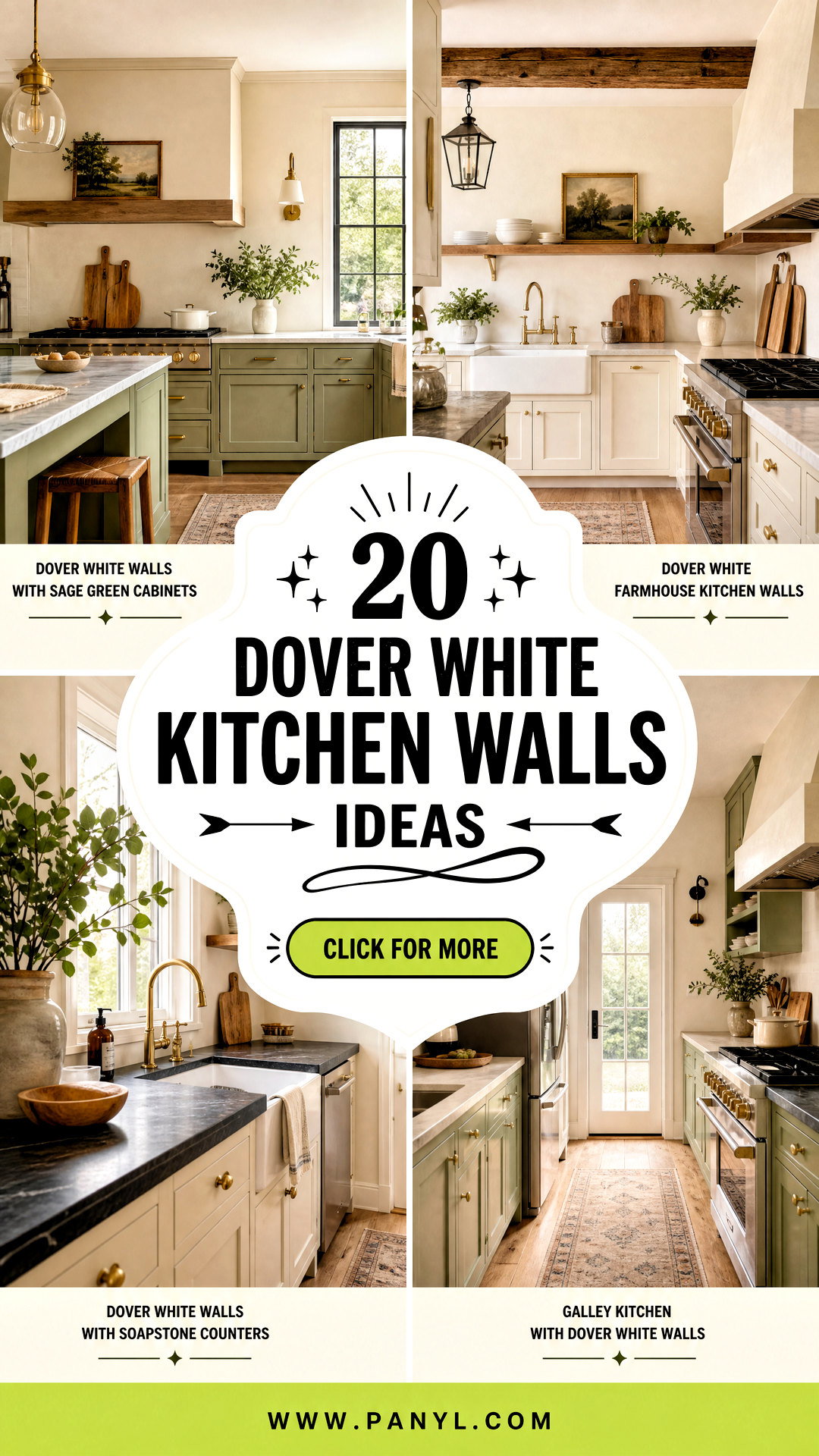 20 Dover White Kitchen Walls Ideas for a Warm Fresh Look - 20 Dover White Kitchen Walls Ideas for a Warm, Fresh Look