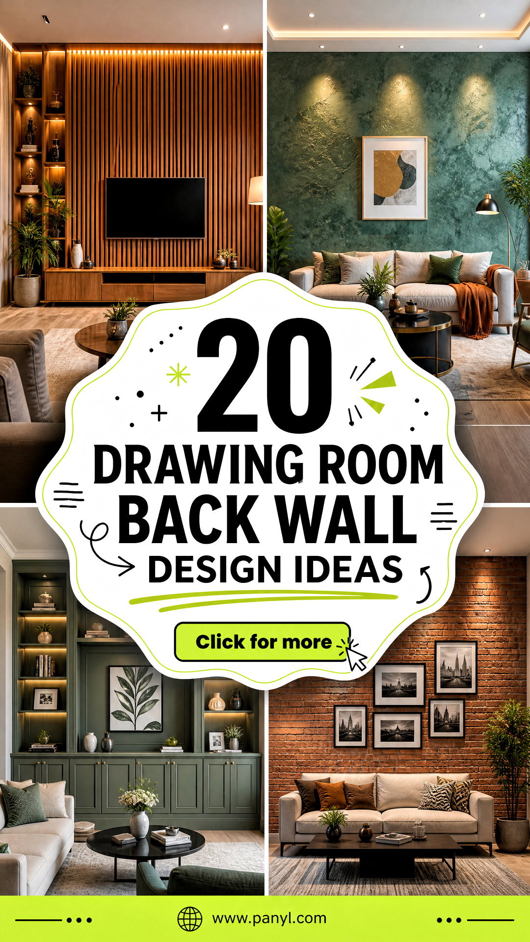 20 Drawing Room Back Wall Design Ideas for a Striking Look - 20 Drawing Room Back Wall Design Ideas for a Striking Look