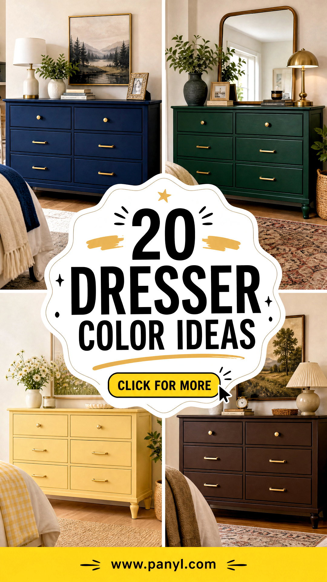 20 Dresser Color Ideas to Refresh Any Bedroom on a Budget - 20 Dresser Color Ideas to Refresh Any Bedroom on a Budget