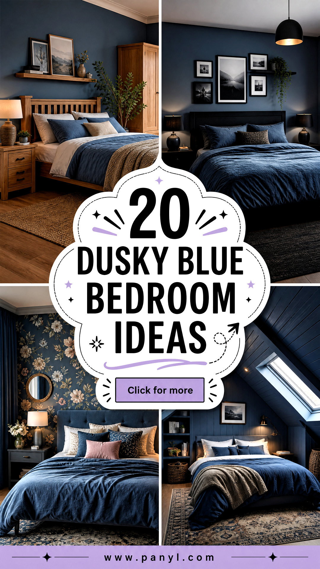 20 Dusky Blue Bedroom Ideas for a Moody Serene Retreat - 20 Dusky Blue Bedroom Ideas for a Moody, Serene Retreat