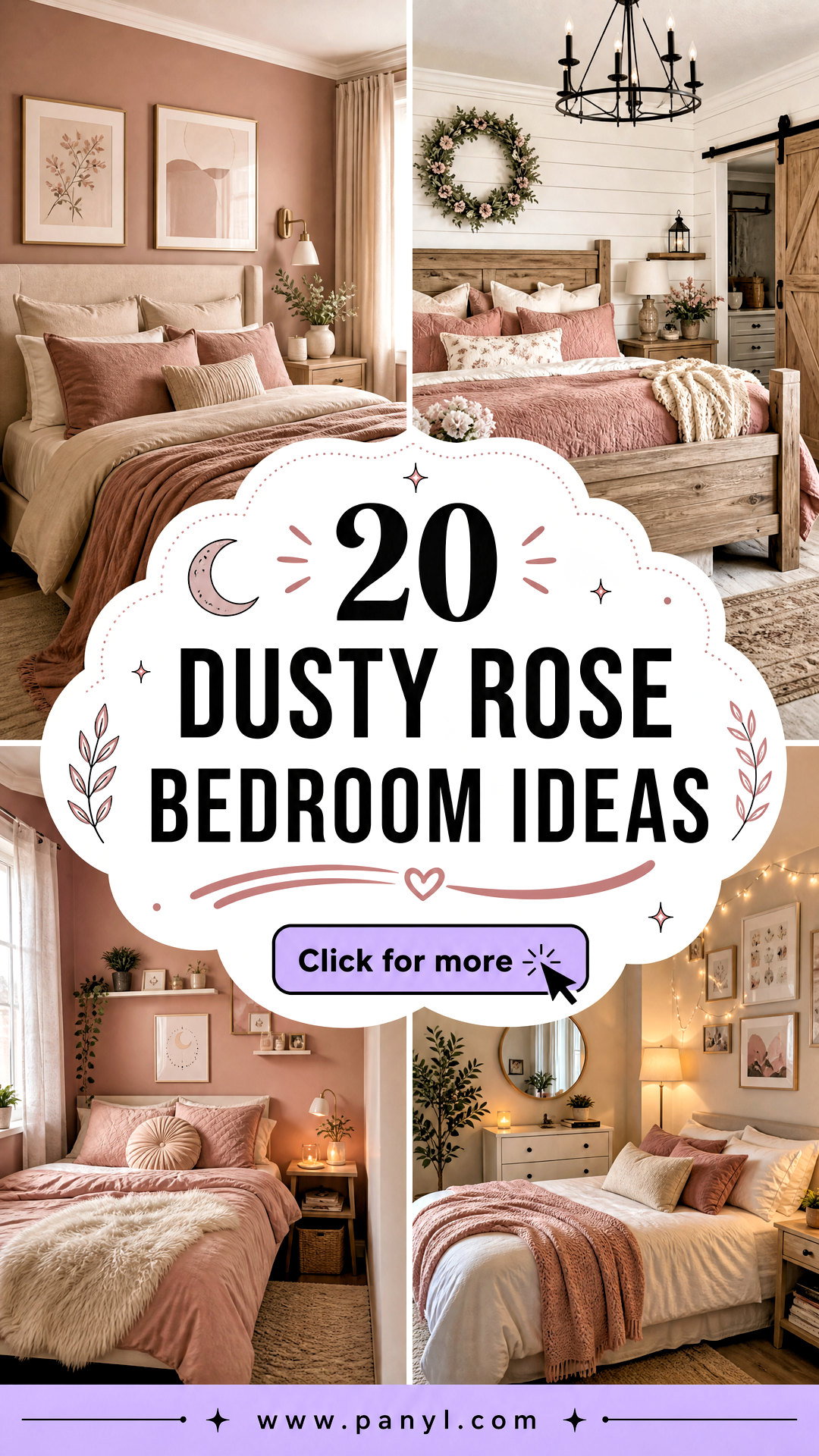 20 Dusty Rose Bedroom Ideas for a Dreamy Restful Retreat - 20 Dusty Rose Bedroom Ideas for a Dreamy, Restful Retreat