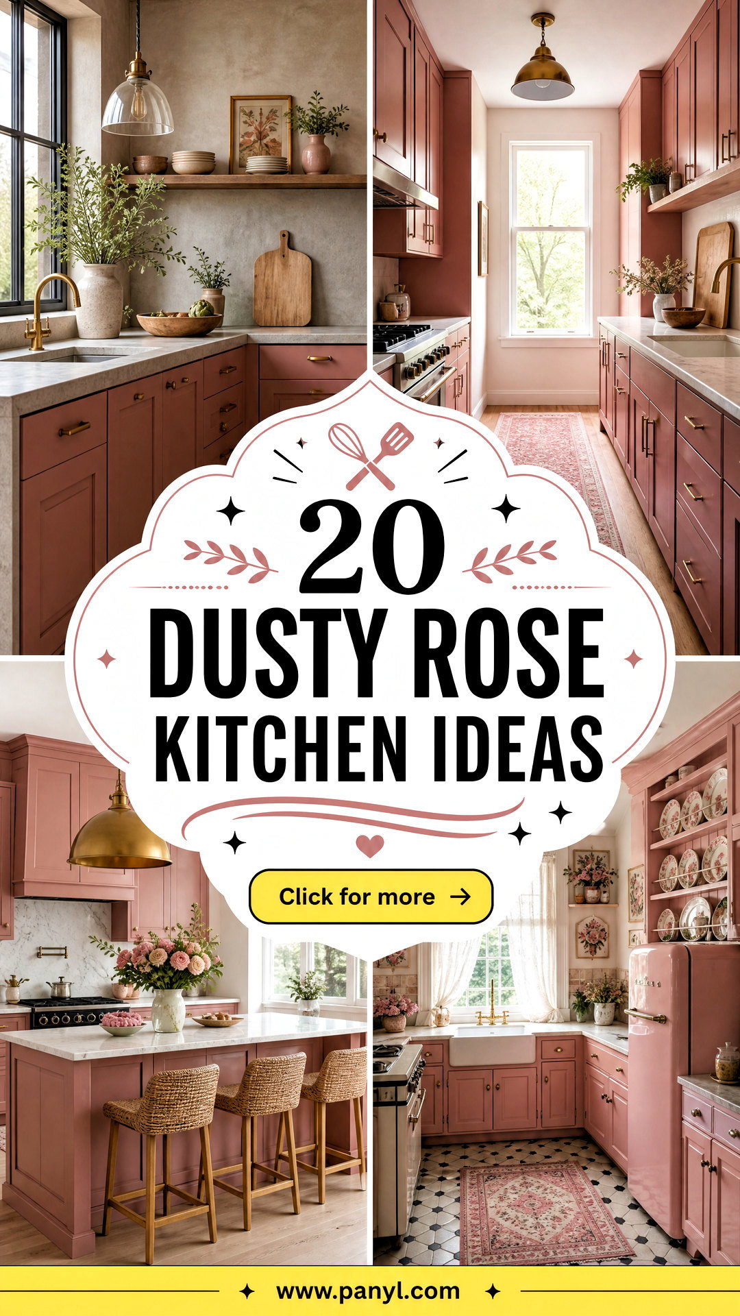 20 Dusty Rose Kitchen Ideas for a Fresh Elegant Update - 20 Dusty Rose Kitchen Ideas for a Fresh, Elegant Update