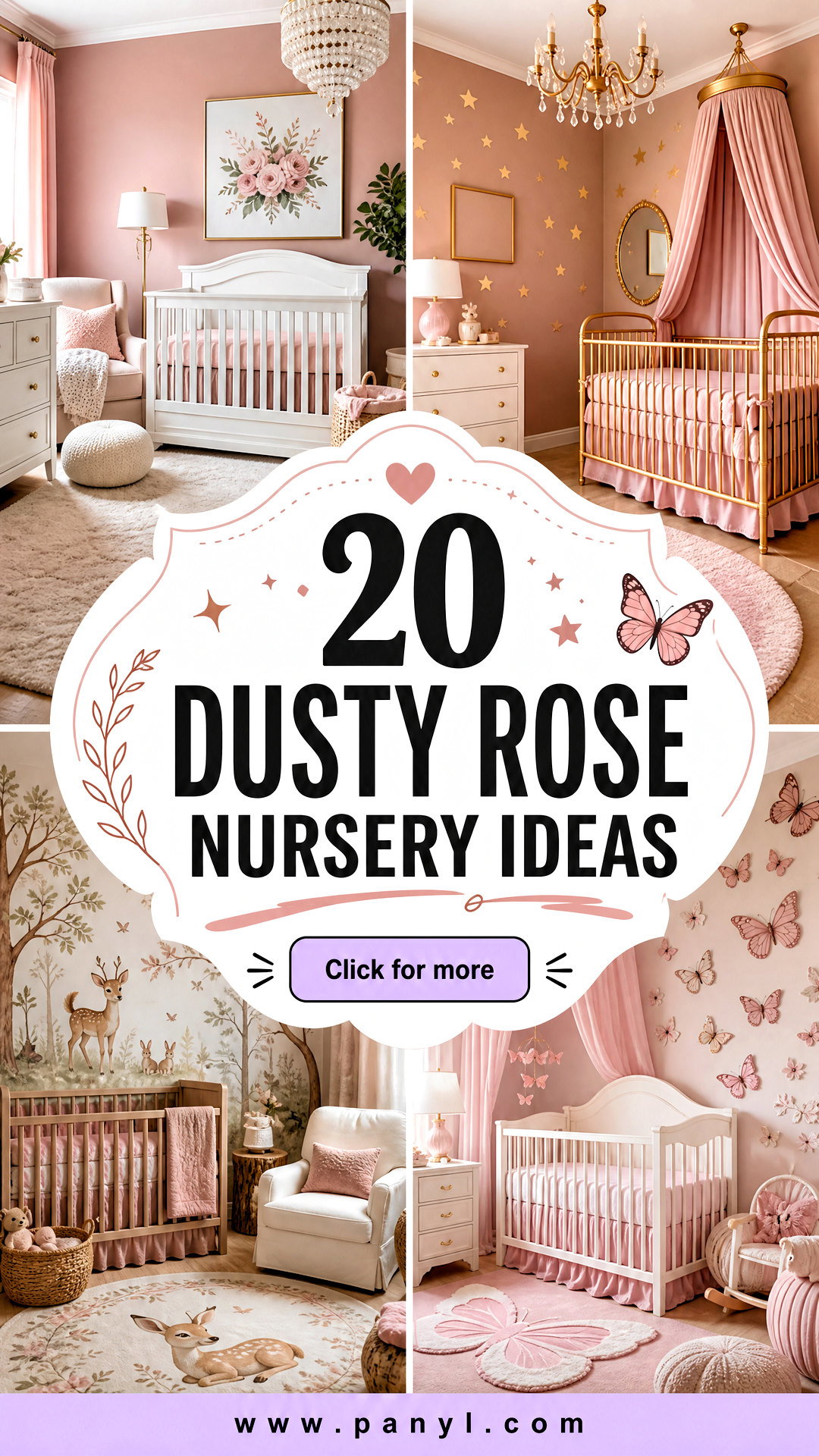20 Dusty Rose Nursery Ideas for a Soft Serene Baby Space - 20 Dusty Rose Nursery Ideas for a Soft, Serene Baby Space