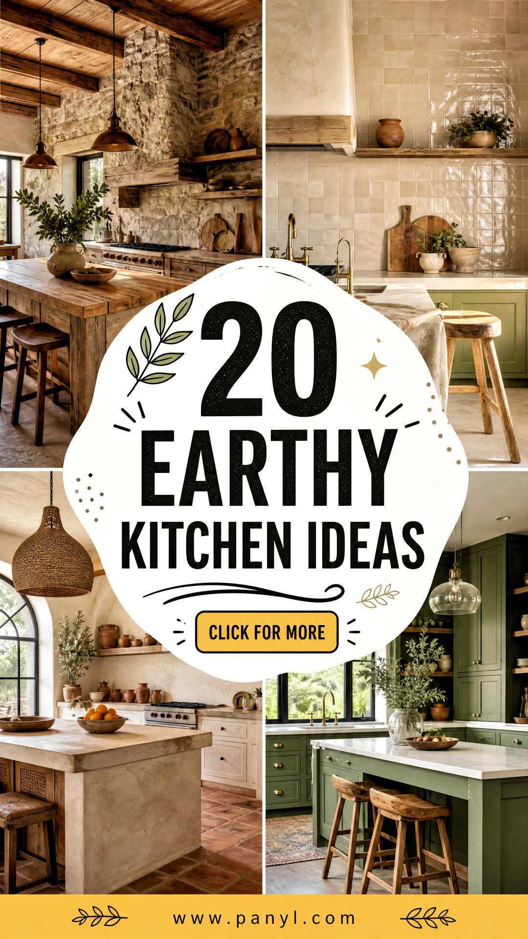 20 Earthy Kitchen Ideas for an Inviting Organic Refresh - 20 Earthy Kitchen Ideas for an Inviting, Organic Refresh