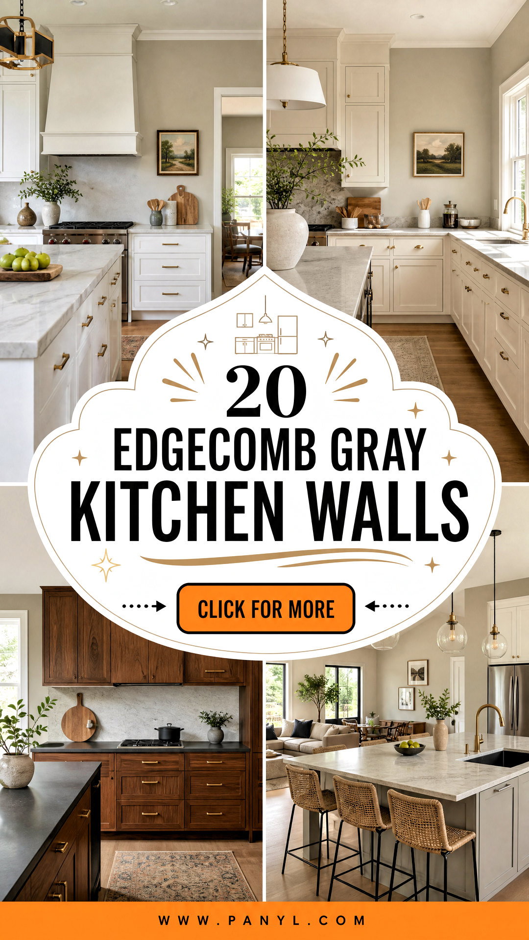 20 Edgecomb Gray Kitchen Walls Warm Timeless Design Inspiration - 20 Edgecomb Gray Kitchen Walls: Warm, Timeless Design Inspiration