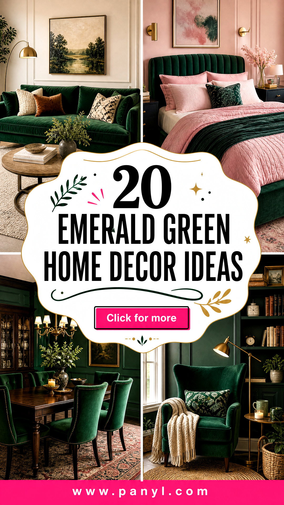 20 Emerald Green Home Decor Ideas for a Sophisticated Refresh - 20 Emerald Green Home Decor Ideas for a Sophisticated Refresh