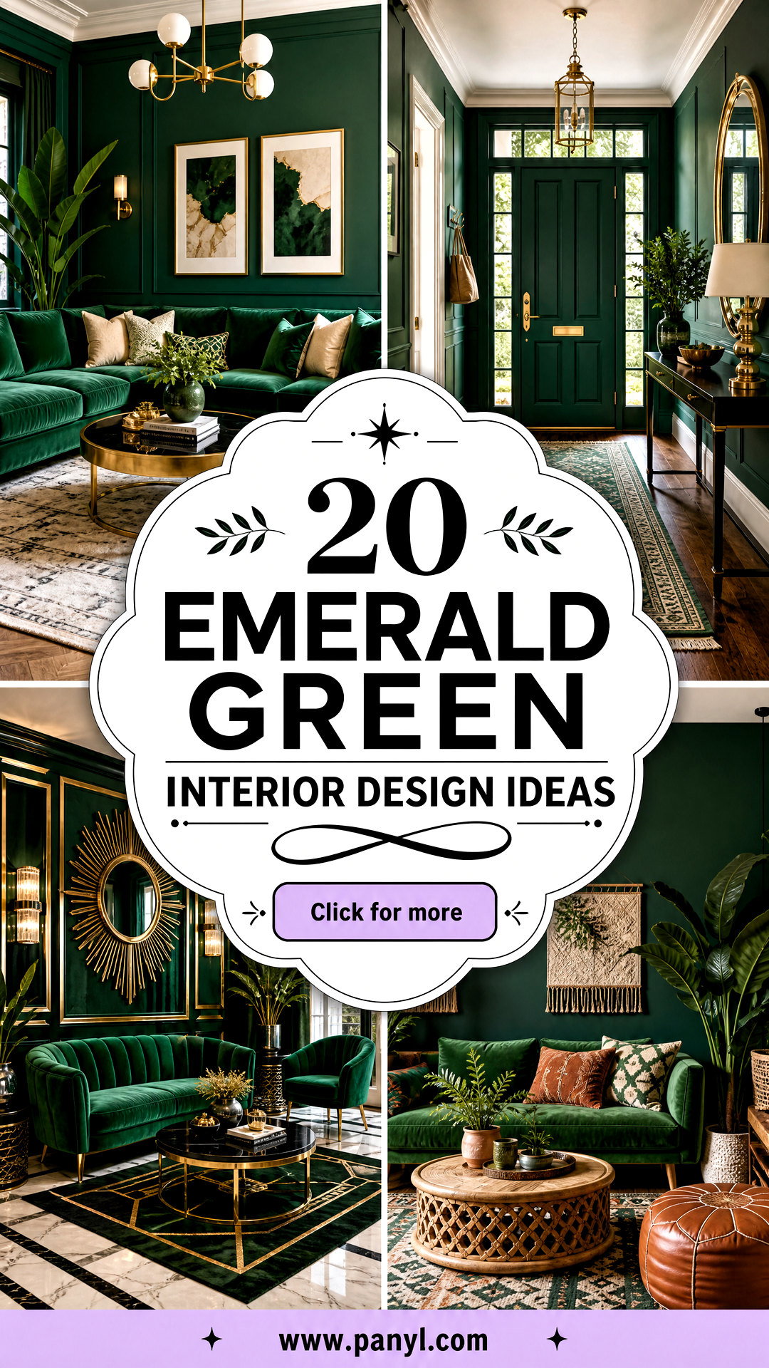 20 Emerald Green Interior Design Ideas for Stylish Homes - 20 Emerald Green Interior Design Ideas for Stylish Homes