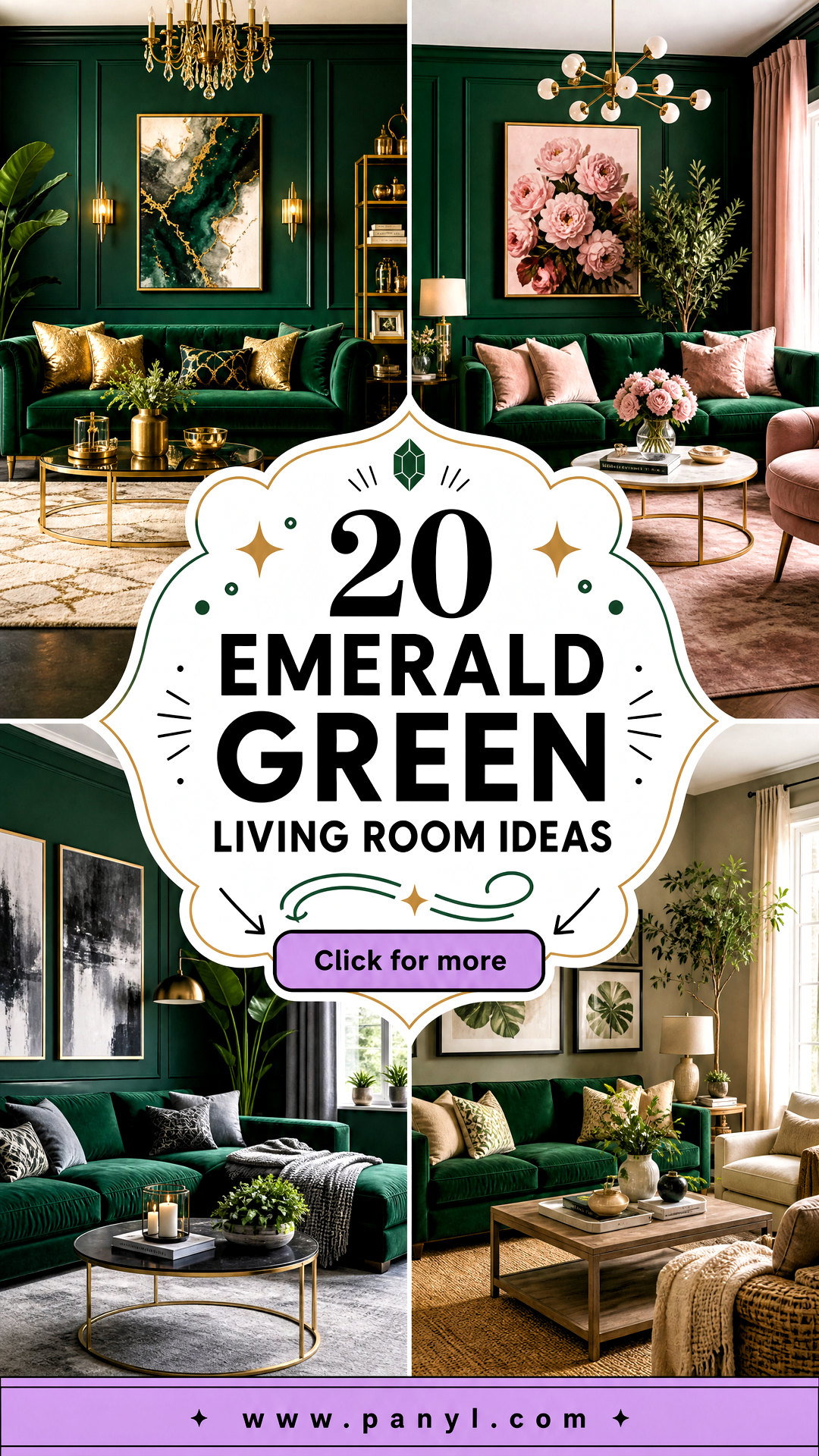 20 Emerald Green Living Room Ideas for Bold Striking Style - 20 Emerald Green Living Room Ideas for Bold, Striking Style