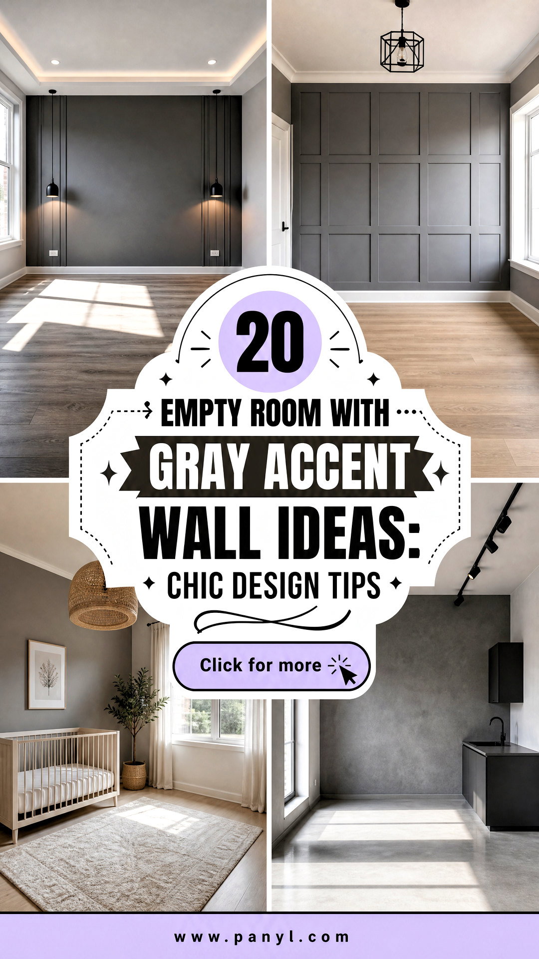 20 Empty Room With Gray Accent Wall Ideas Chic Design Tips - 20 Empty Room With Gray Accent Wall Ideas: Chic Design Tips