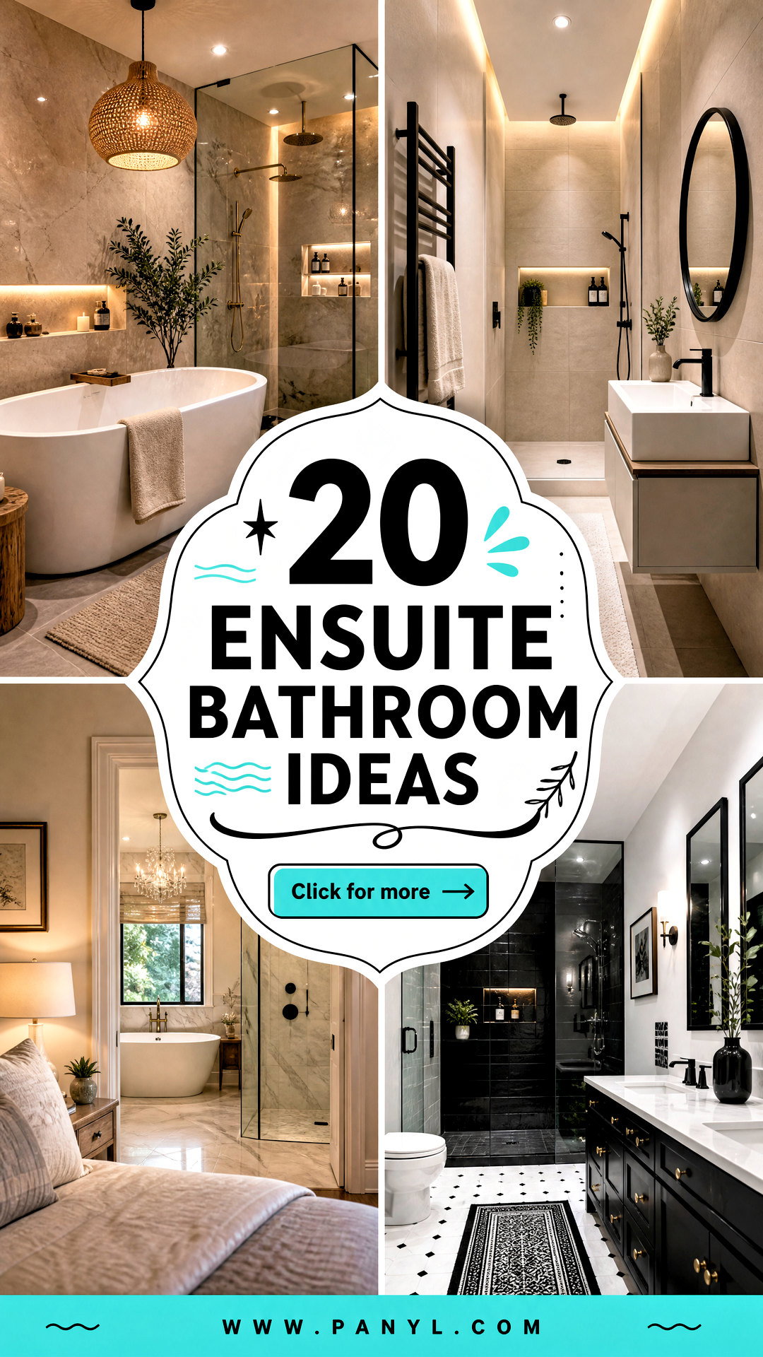20 Ensuite Bathroom Ideas for a Relaxing Luxe Retreat - 20 Ensuite Bathroom Ideas for a Relaxing, Luxe Retreat