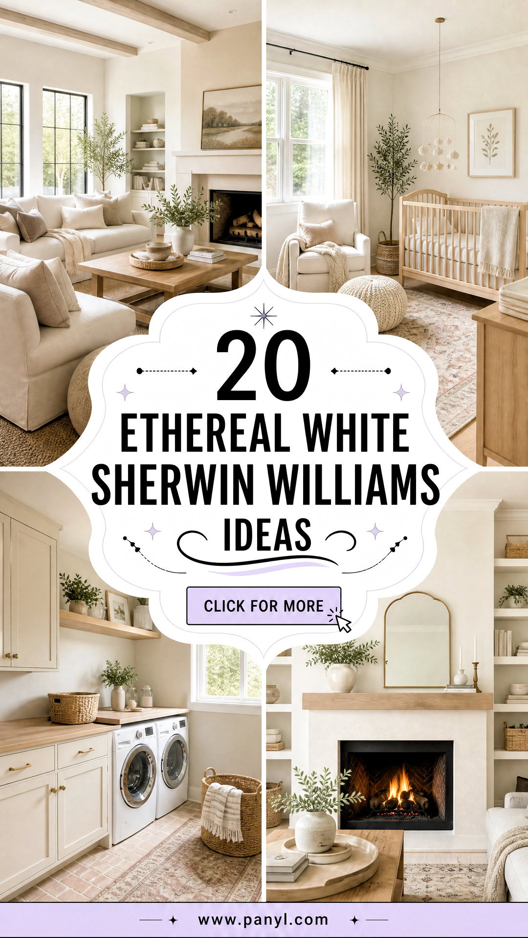 20 Ethereal White Sherwin Williams Ideas for Airy Serene Rooms - 20 Ethereal White Sherwin Williams Ideas for Airy, Serene Rooms