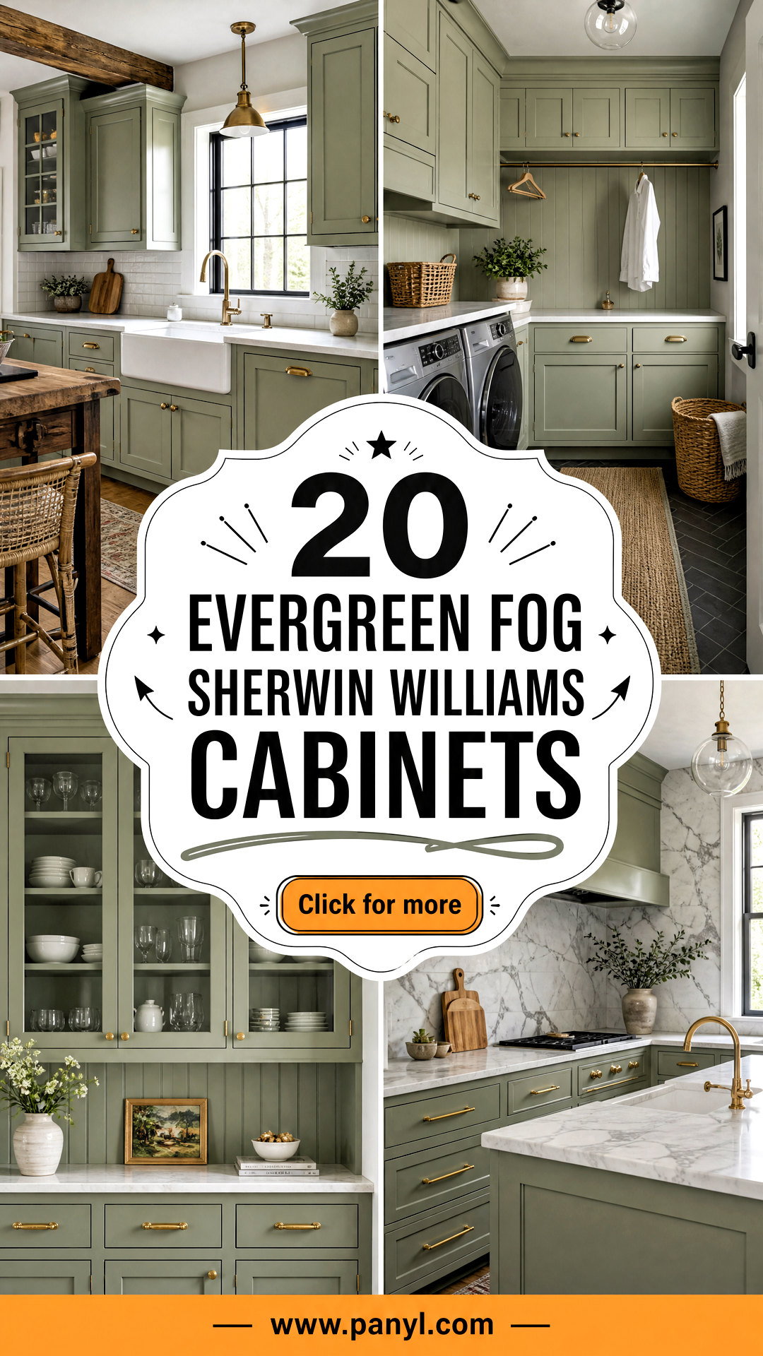 20 Evergreen Fog Sherwin Williams Cabinets to Inspire You - 20 Evergreen Fog Sherwin Williams Cabinets to Inspire You