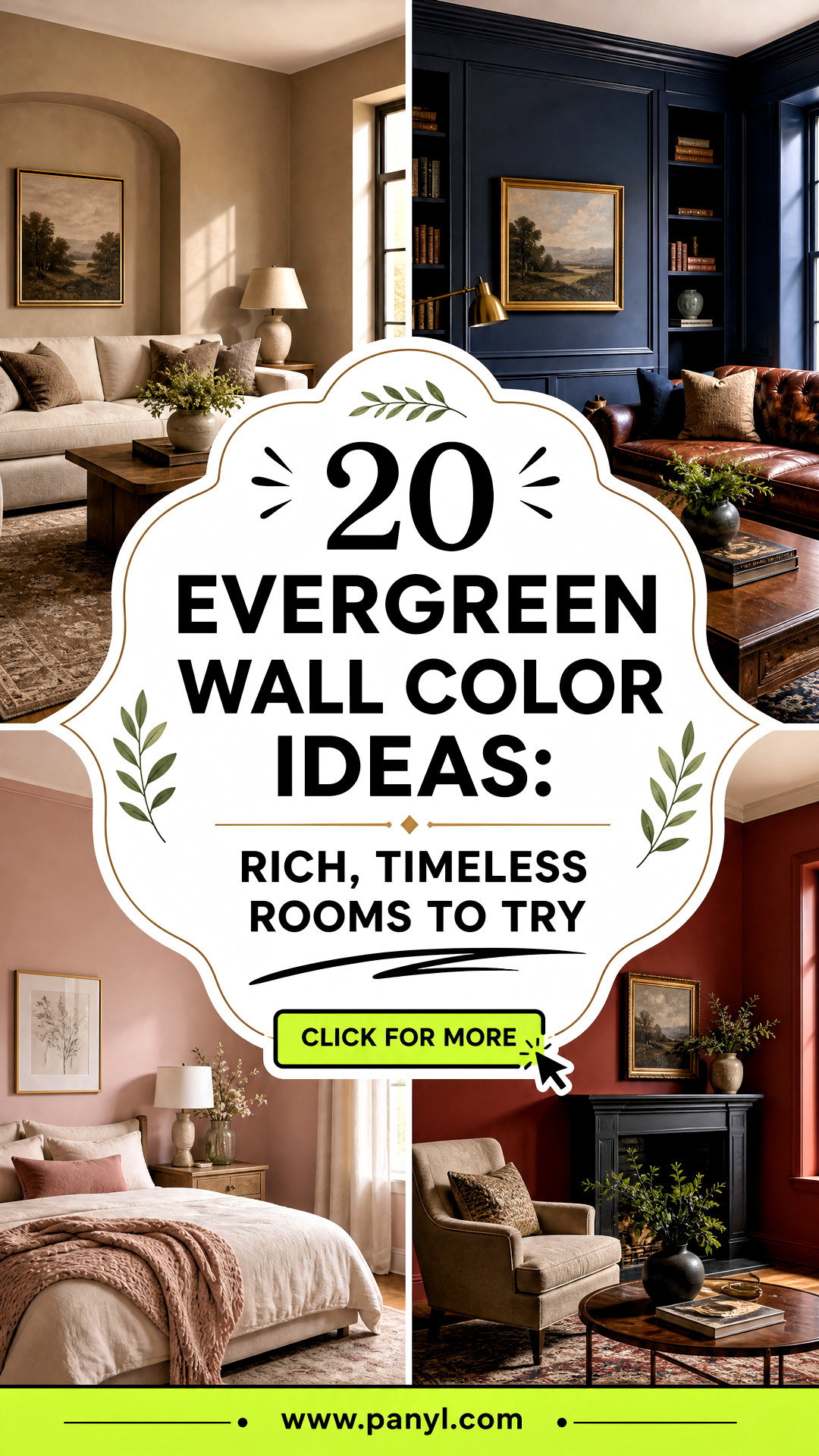 20 Evergreen Wall Color Ideas Rich Timeless Rooms to Try - 20 Evergreen Wall Color Ideas: Rich, Timeless Rooms to Try