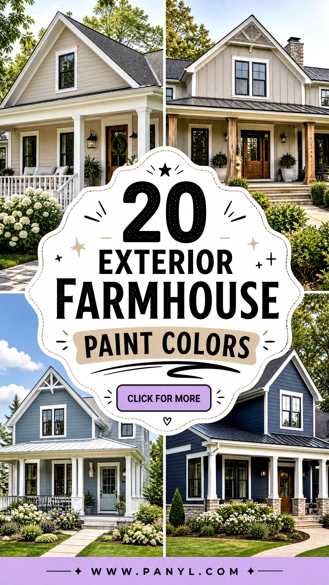 20 Exterior Farmhouse Paint Colors for Timeless Curb Appeal - 20 Exterior Farmhouse Paint Colors for Timeless Curb Appeal