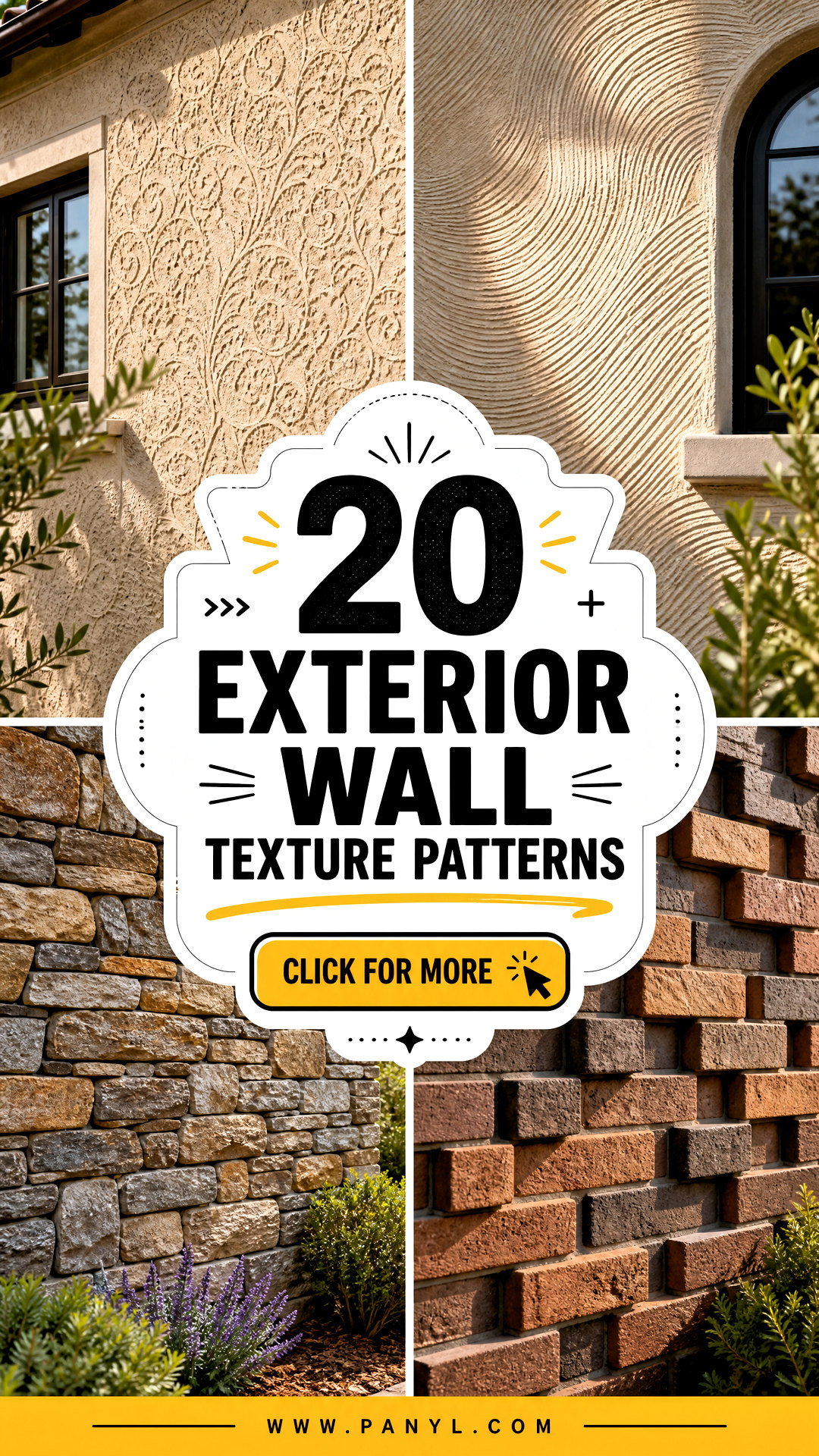 20 Exterior Wall Texture Patterns for Striking Home Style - 20 Exterior Wall Texture Patterns for Striking Home Style