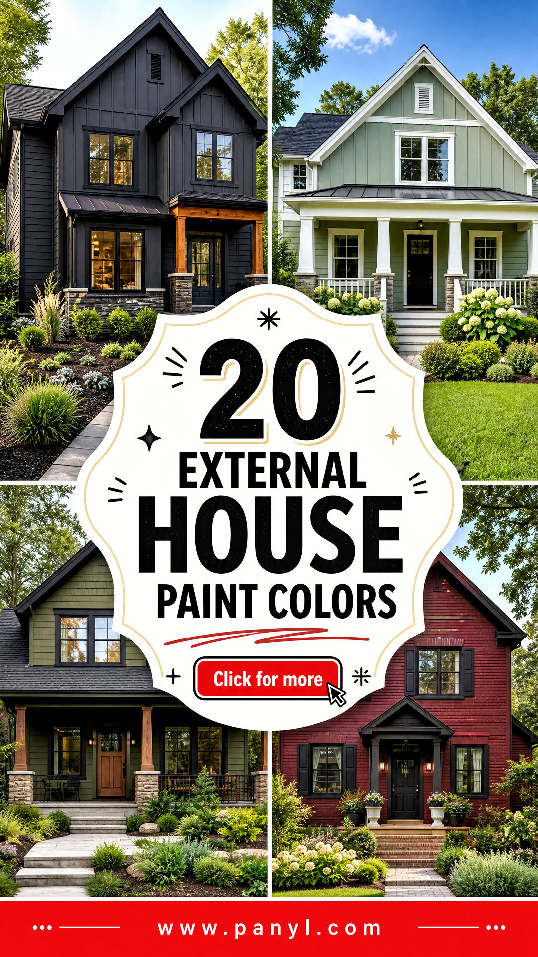 20 External House Paint Colors for Beautiful Curb Appeal - 20 External House Paint Colors for Beautiful Curb Appeal