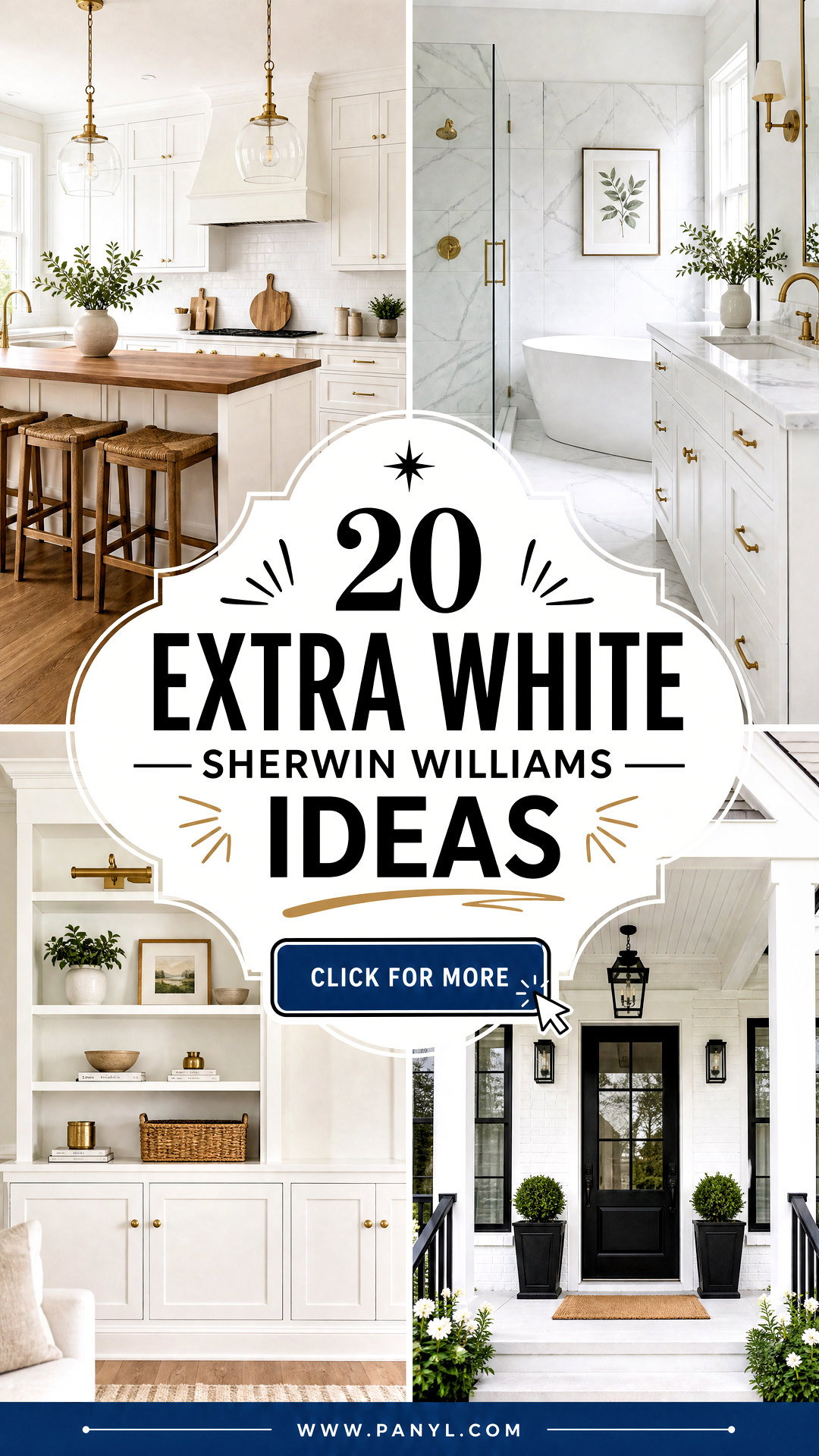 20 Extra White Sherwin Williams Ideas for a Crisp Bright Home - 20 Extra White Sherwin Williams Ideas for a Crisp, Bright Home