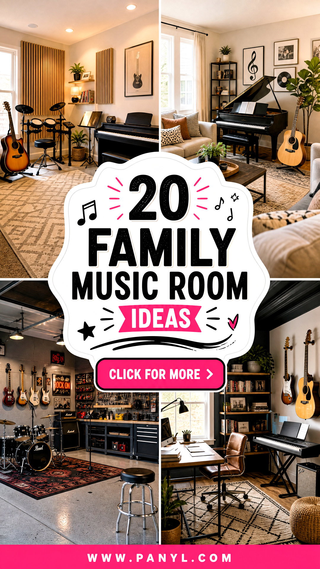 20 Family Music Room Ideas for Creative Joyful Spaces at Home - 20 Family Music Room Ideas for Creative, Joyful Spaces at Home