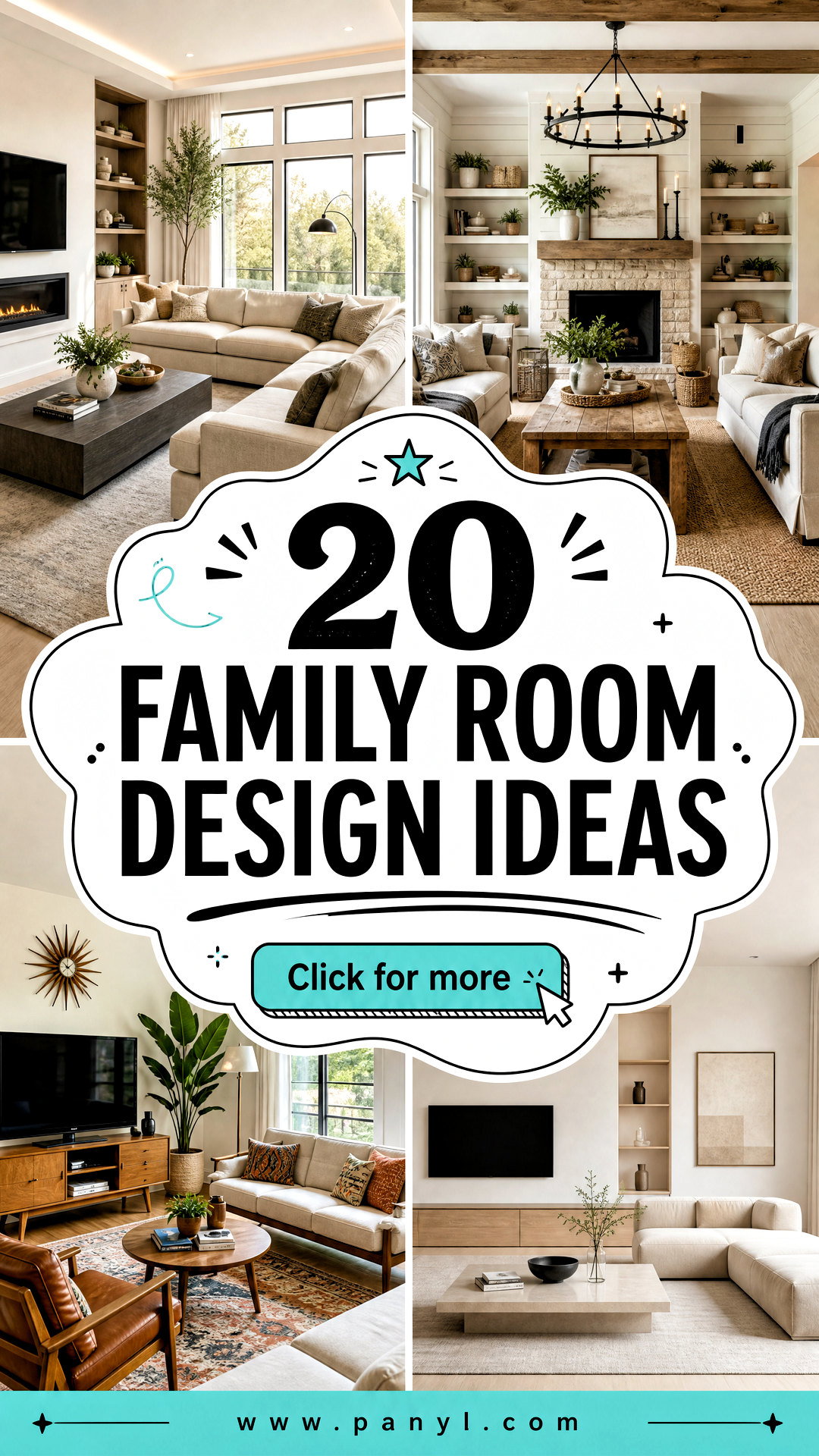 20 Family Room Design Ideas for a Cozy Hardworking Space - 20 Family Room Design Ideas for a Cozy, Hardworking Space