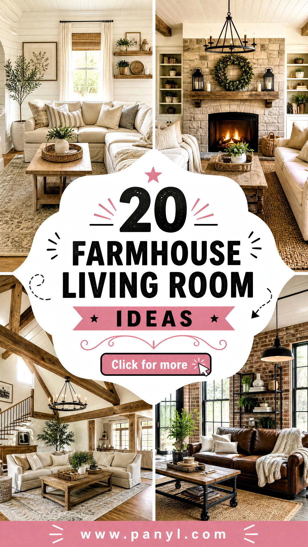 20 Farmhouse Living Room Ideas for a Warm Stylish Retreat - 20 Farmhouse Living Room Ideas for a Warm, Stylish Retreat