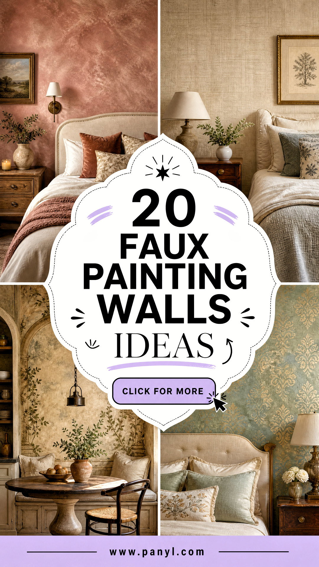 20 Faux Painting Walls Ideas for Rich Textured Interiors - 20 Faux Painting Walls Ideas for Rich, Textured Interiors