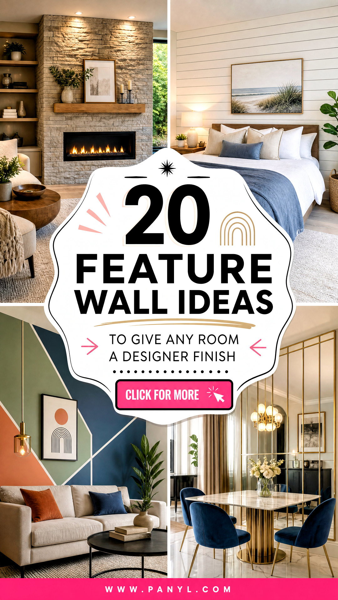 20 Feature Wall Ideas to Give Any Room a Designer Finish - 20 Feature Wall Ideas to Give Any Room a Designer Finish