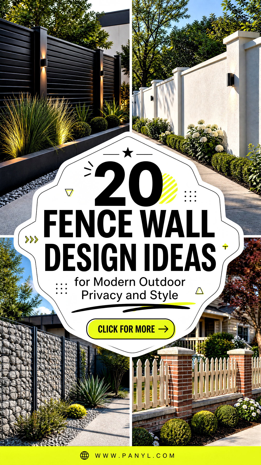 20 Fence Wall Design Ideas for Modern Outdoor Privacy and Style - 20 Fence Wall Design Ideas for Modern Outdoor Privacy and Style