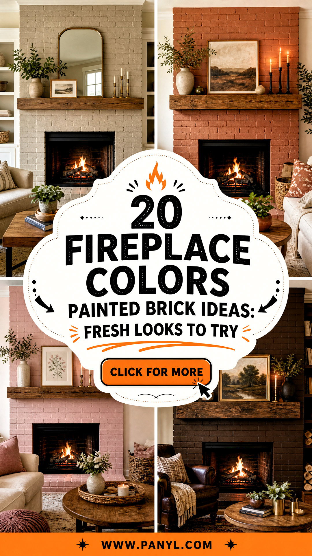 20 Fireplace Colors Painted Brick Ideas Fresh Looks to Try - 20 Fireplace Colors Painted Brick Ideas: Fresh Looks to Try